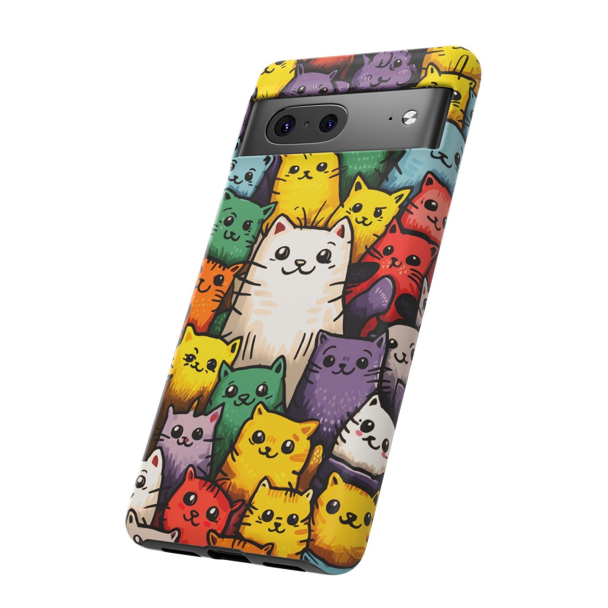 Cat Lovers Collection Tough Cellphone Case - Cosmic Creations by Karen