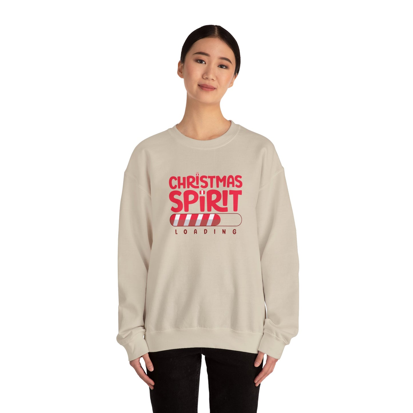 Christmas Spirit Design Unisex Crewneck Sweatshirt