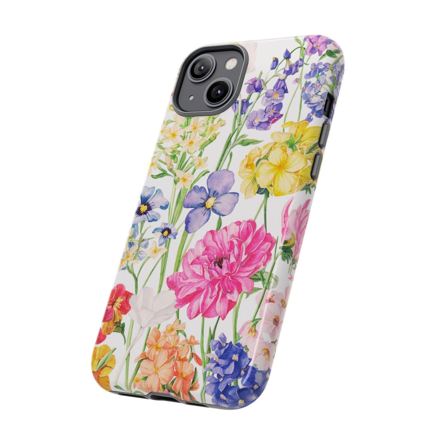 Tough Cellphone Case :" Eclectic Elegance Phone Case Collection" ( Floral patterns)