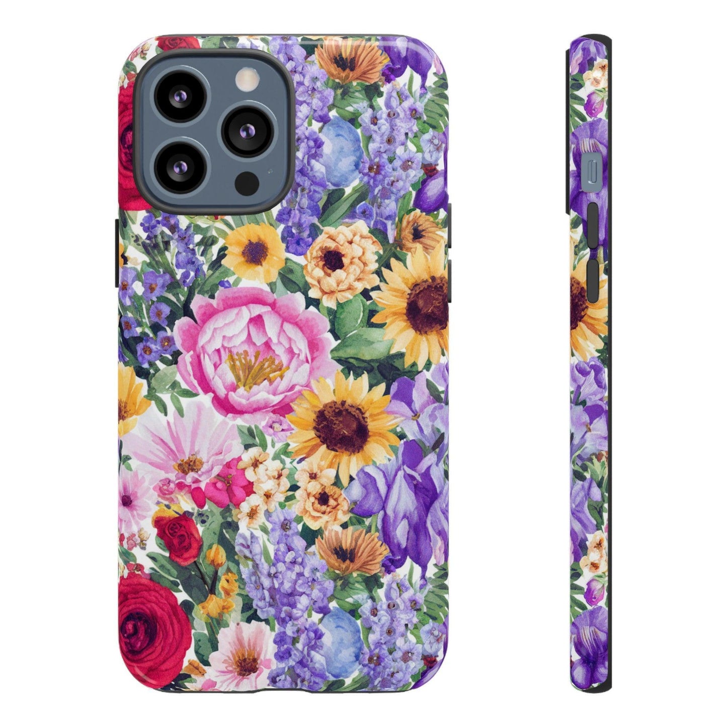 Tough Cellphone Case :" Eclectic Elegance Phone Case Collection" ( Floral patterns)