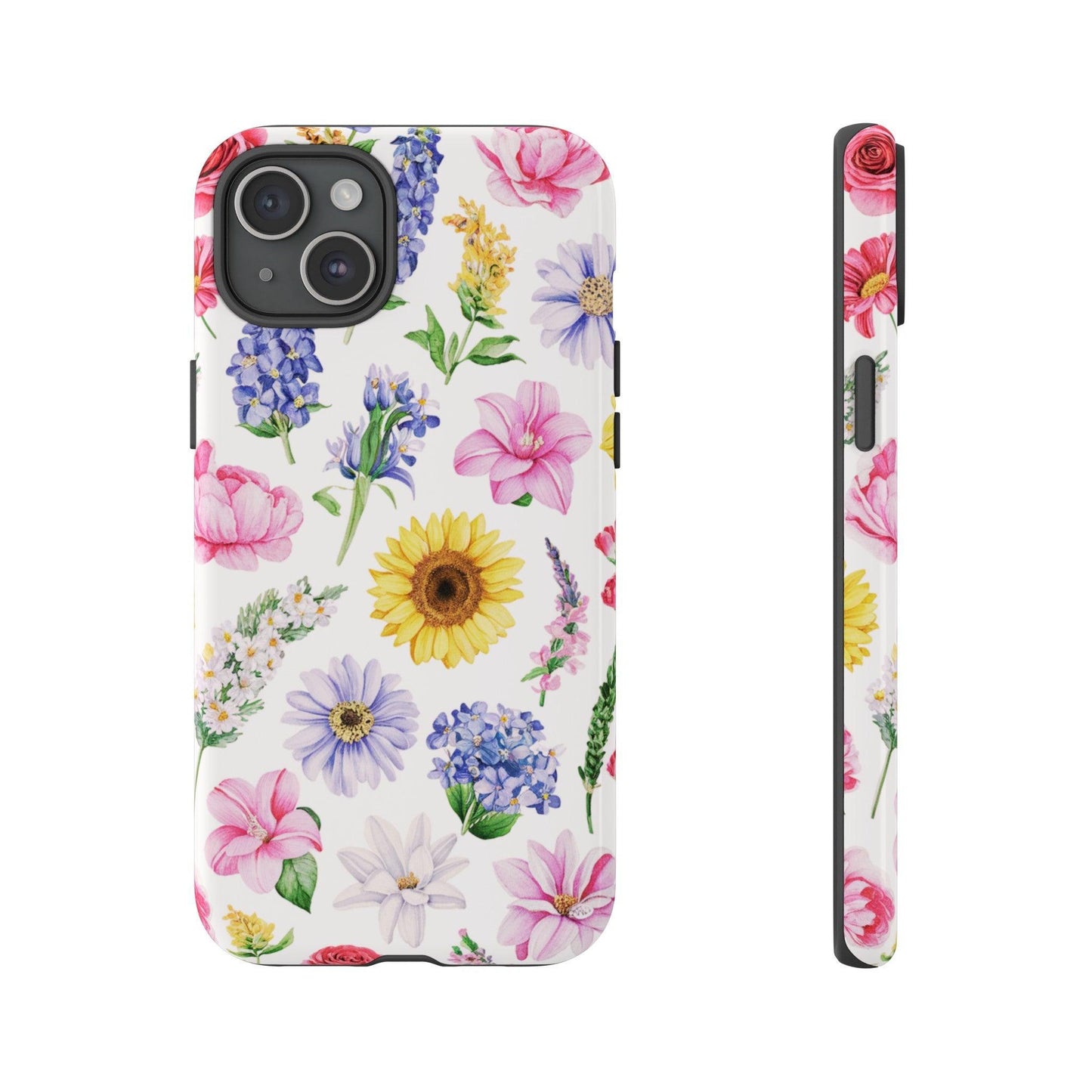 Tough Cellphone Case :" Eclectic Elegance Phone Case Collection" ( Floral patterns)