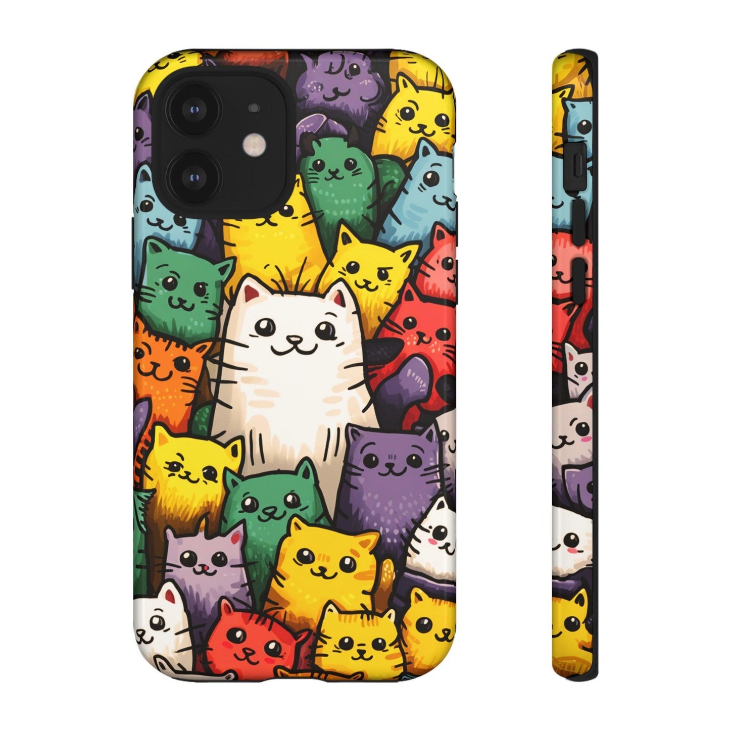 Cat Lovers Collection Tough Cellphone Case - Cosmic Creations by Karen