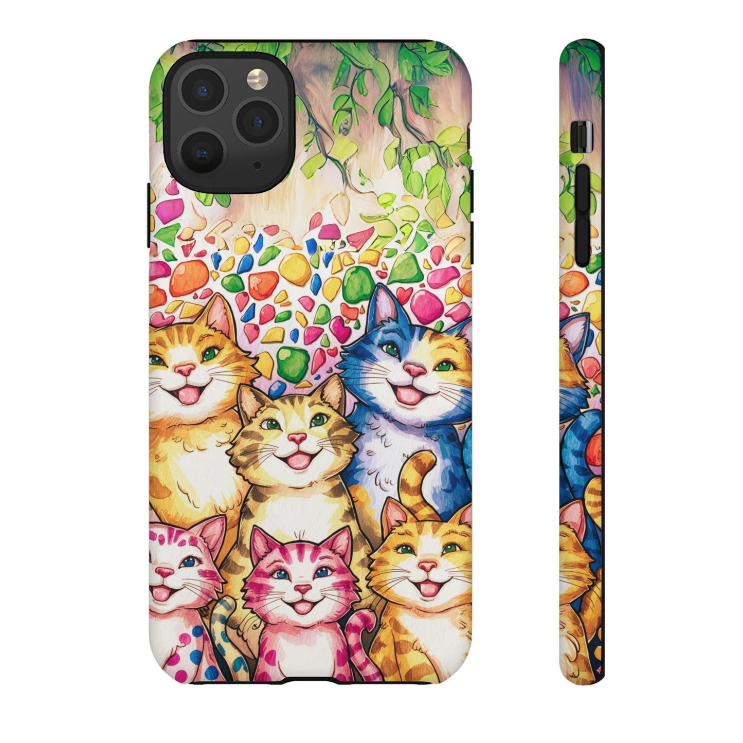 Cat Lovers Collection Tough Cellphone Case - Cosmic Creations by Karen