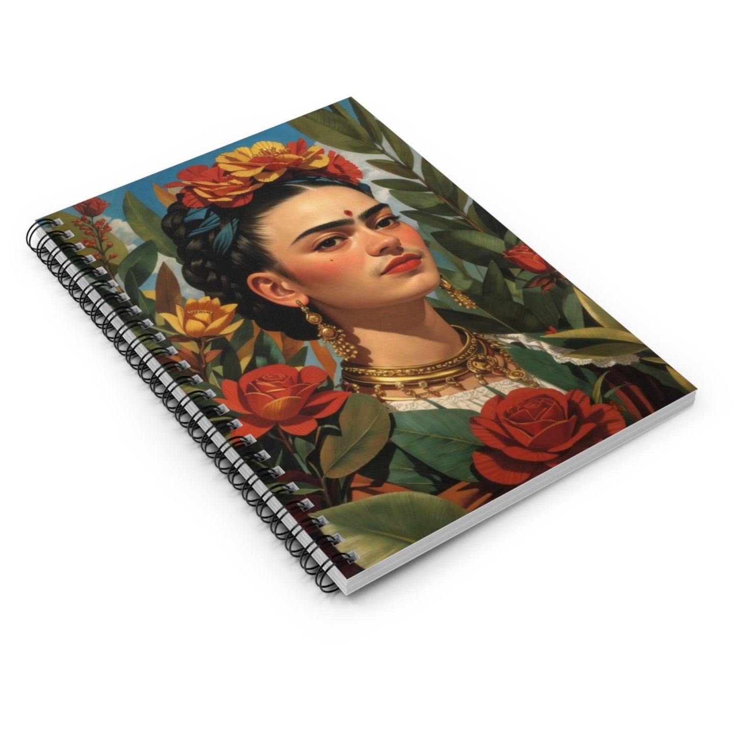 Frida Notebook for gift, Ideal for writing, planning, school, collegue a creative gift for students, friends, artist, women - Cosmic Creations by Karen