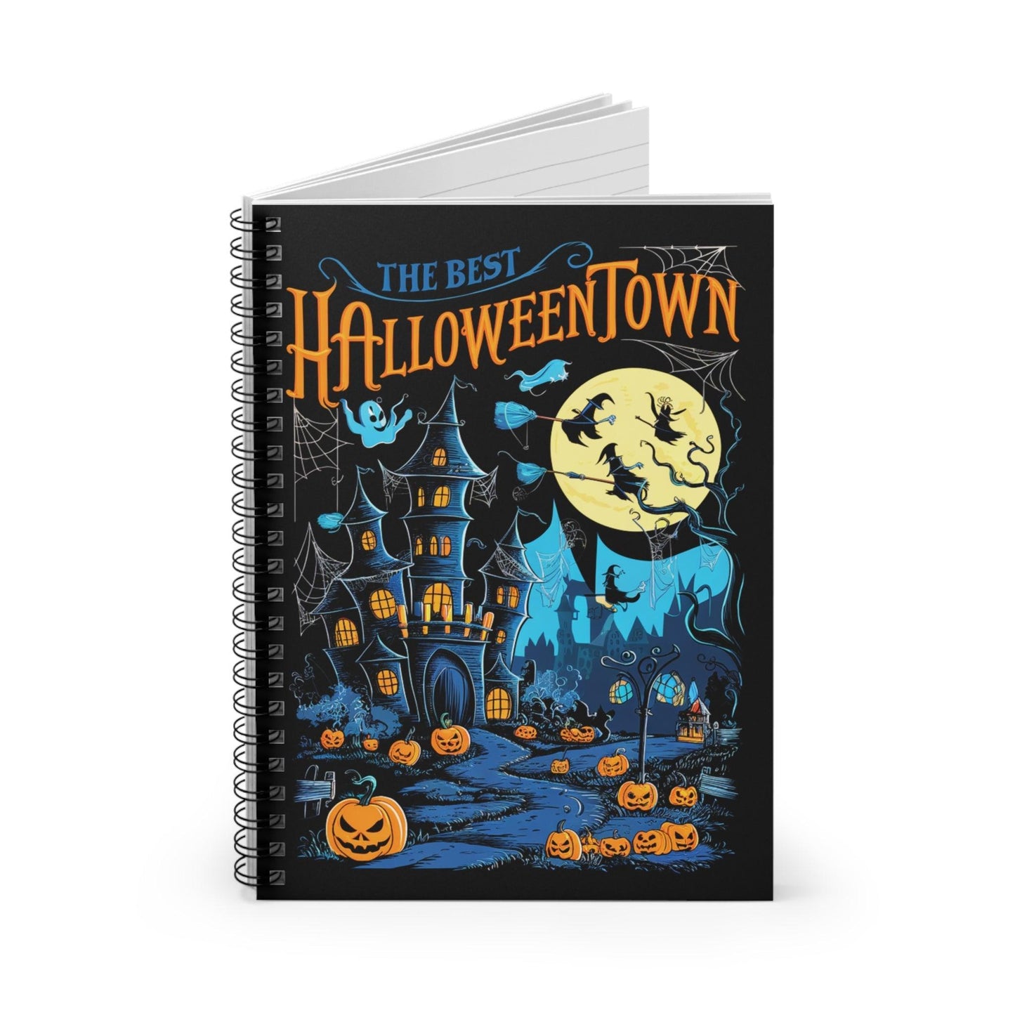 Halloween Town Spiral Notebook - Cosmic Creations by Karen