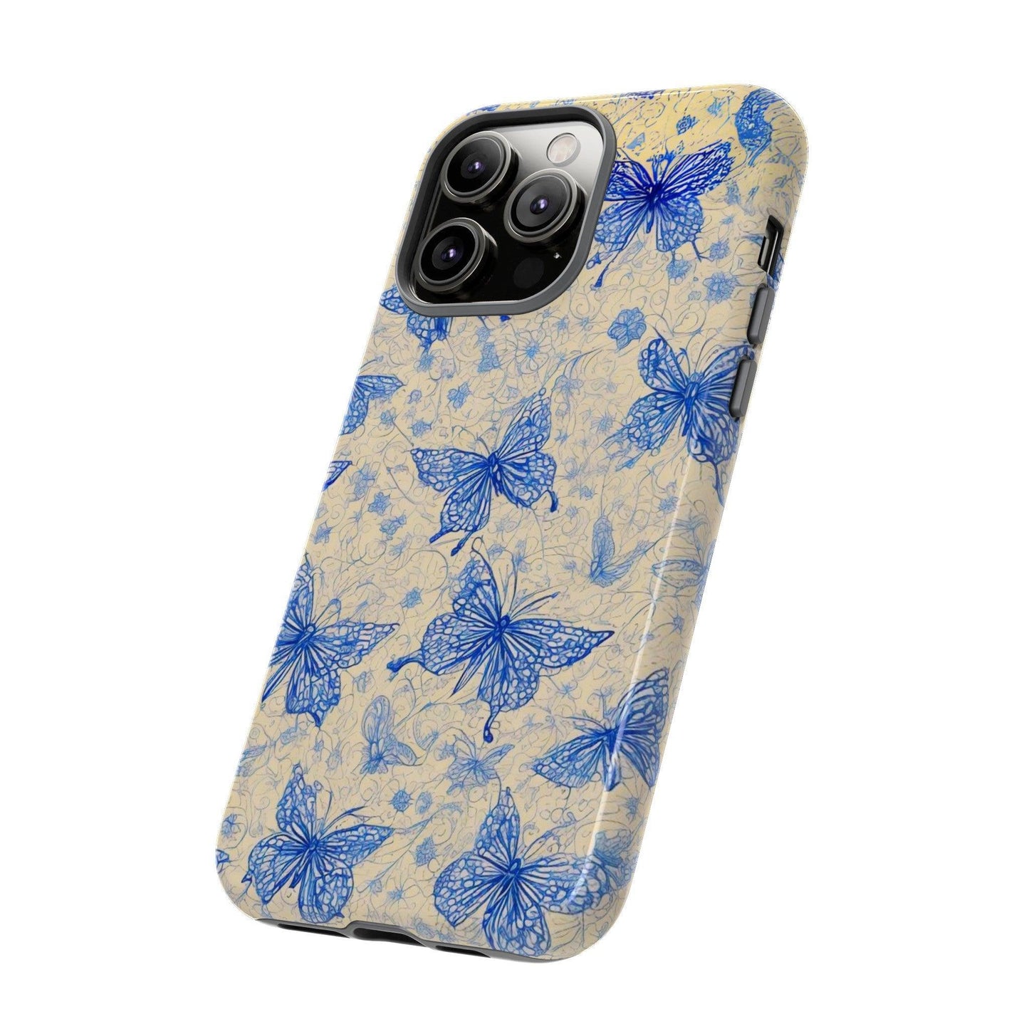 Tough Cellphone Case :" Eclectic Elegance Phone Case Collection" ( Butterflies patterns)