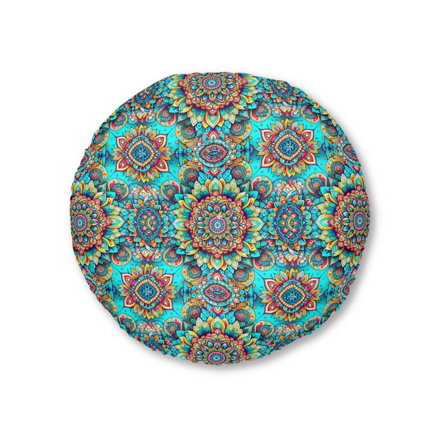 Yoga  Floor  Round Pillow | "Yoga Serenity Collection"