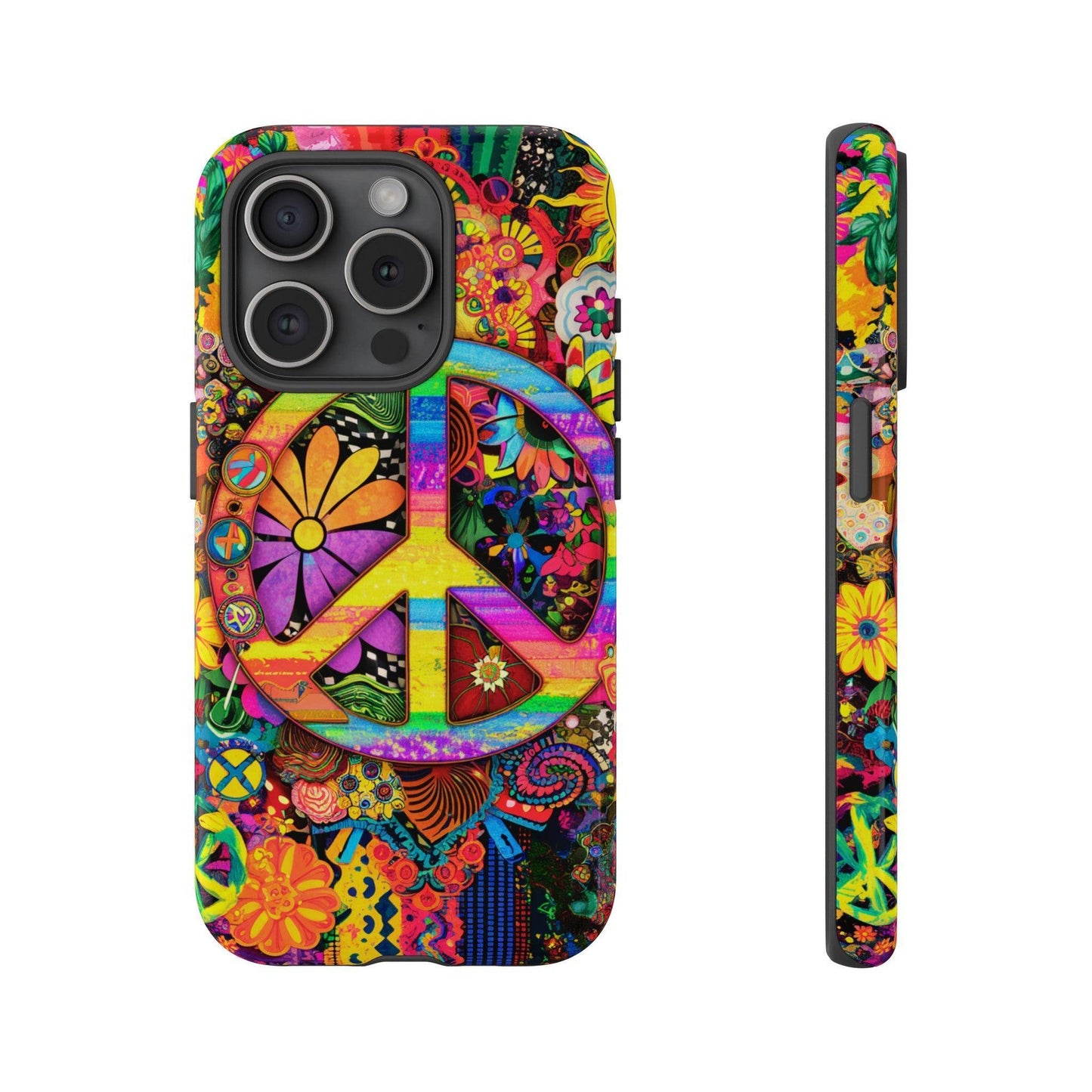 Tough Phone Case :" Eclectic Elegance Phone Case Collection" ( Hippie Style patterns)