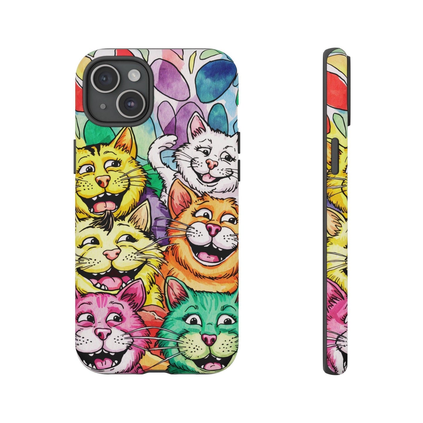 Cat Lovers Collection Tough Cellphone Case - Cosmic Creations by Karen