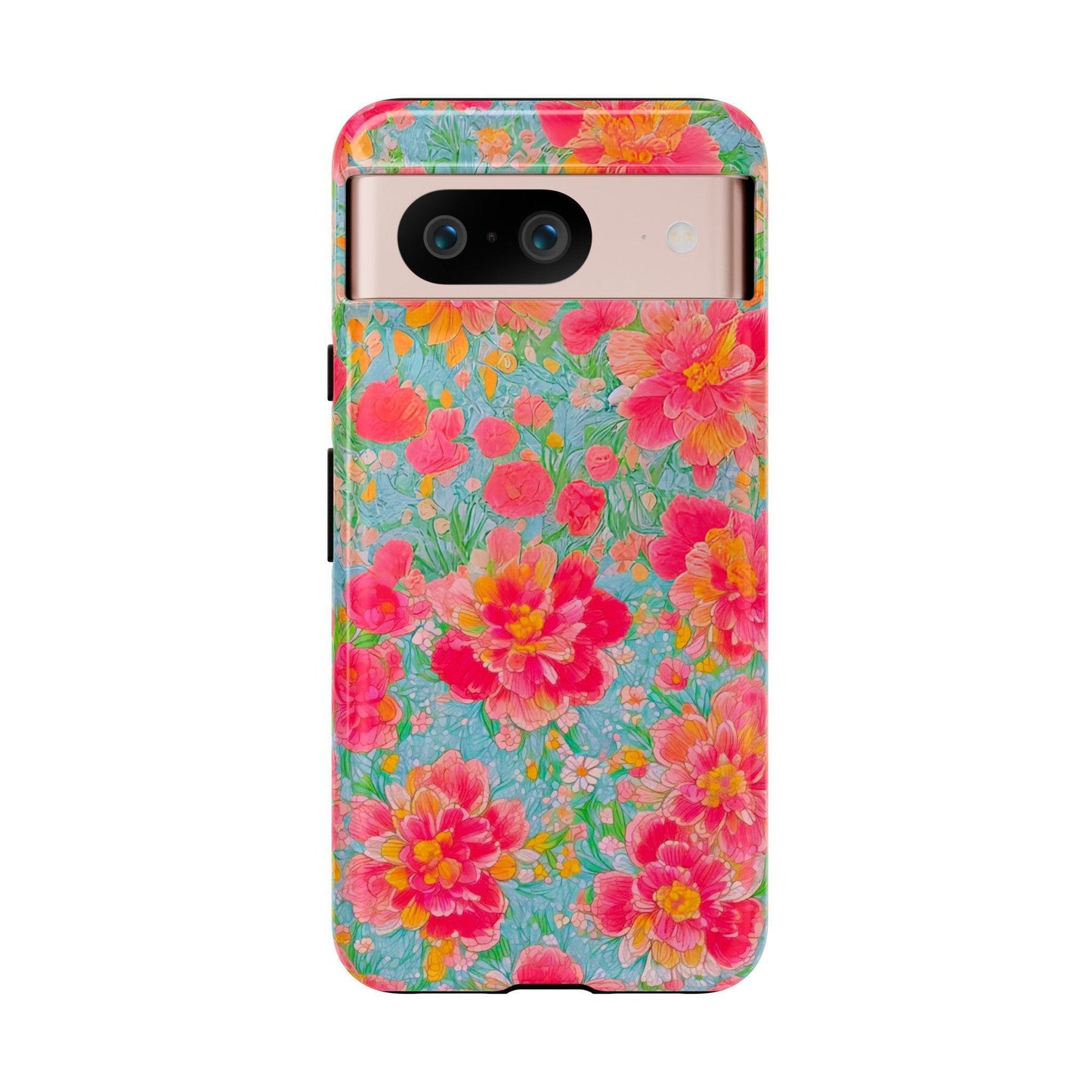 Tough Cellphone Case :" Eclectic Elegance Phone Case Collection" ( Floral patterns)