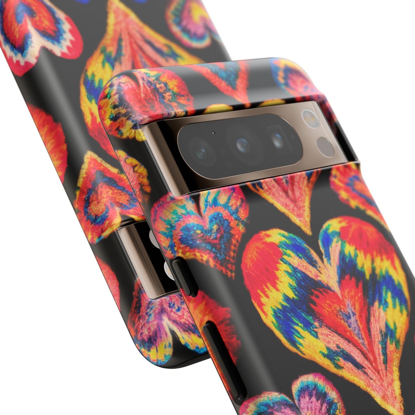 Tough Phone Case :" Eclectic Elegance Phone Case Collection" ( Hearts patterns)