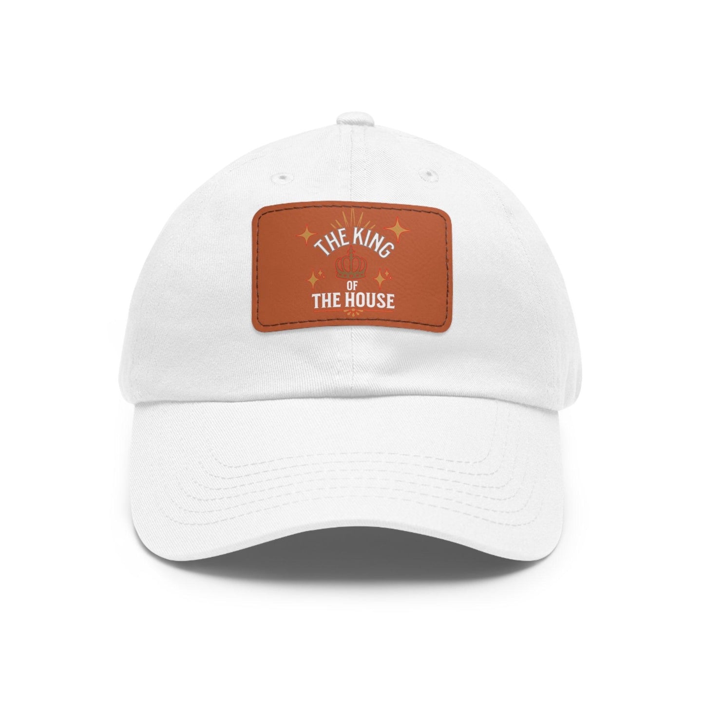 Leather Patch King's Dad Hat :  "Dad, The King of the House Collection"