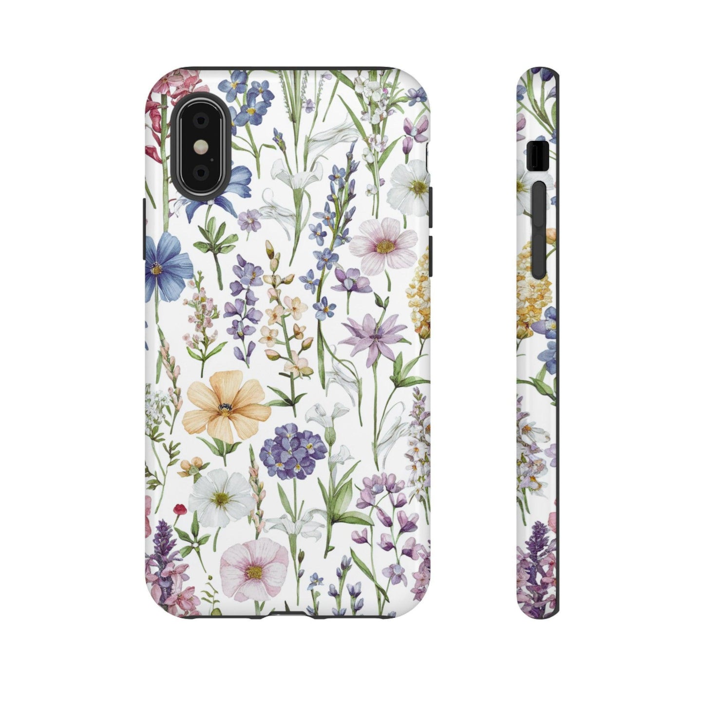 Tough Cellphone Case :" Eclectic Elegance Phone Case Collection" ( Floral patterns)