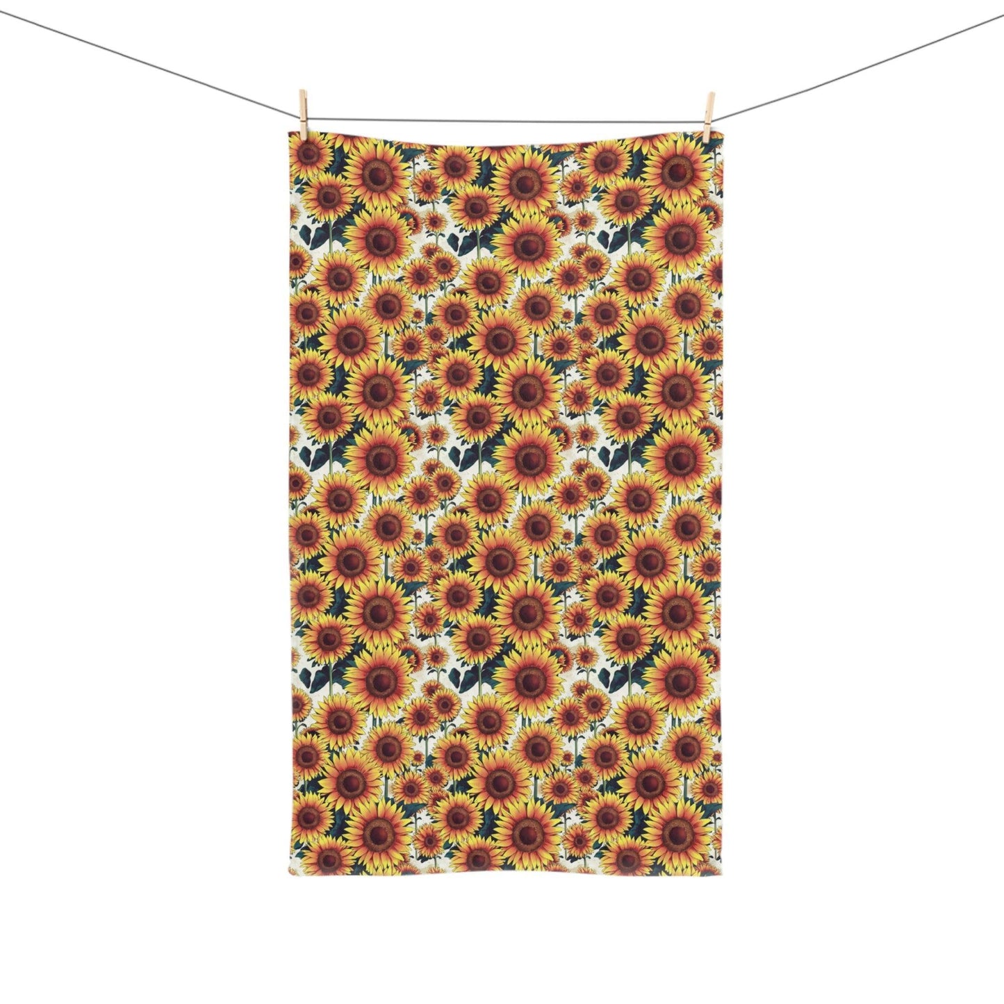 "Sunflower Hand Towel"