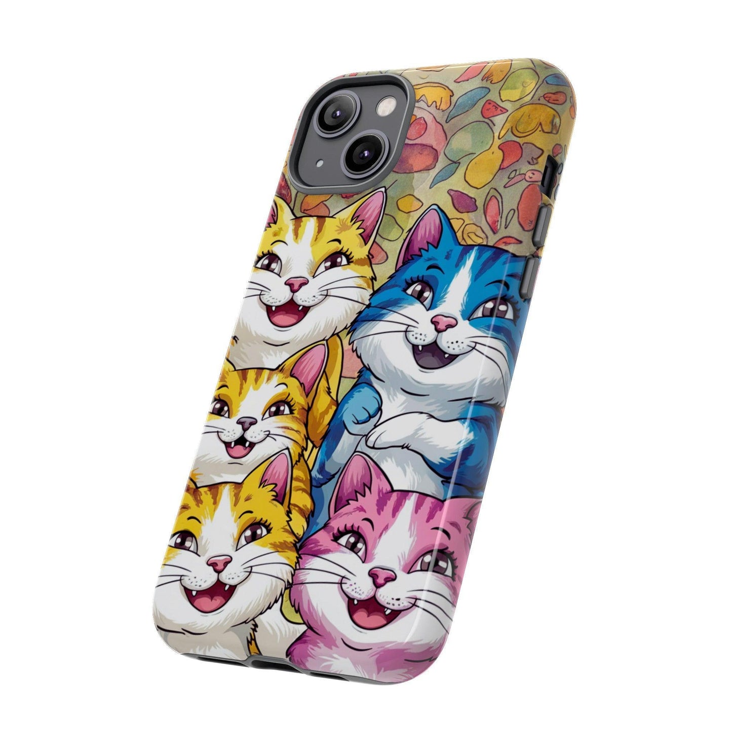 Cat Lovers Collection Tough Cellphone Case - Cosmic Creations by Karen