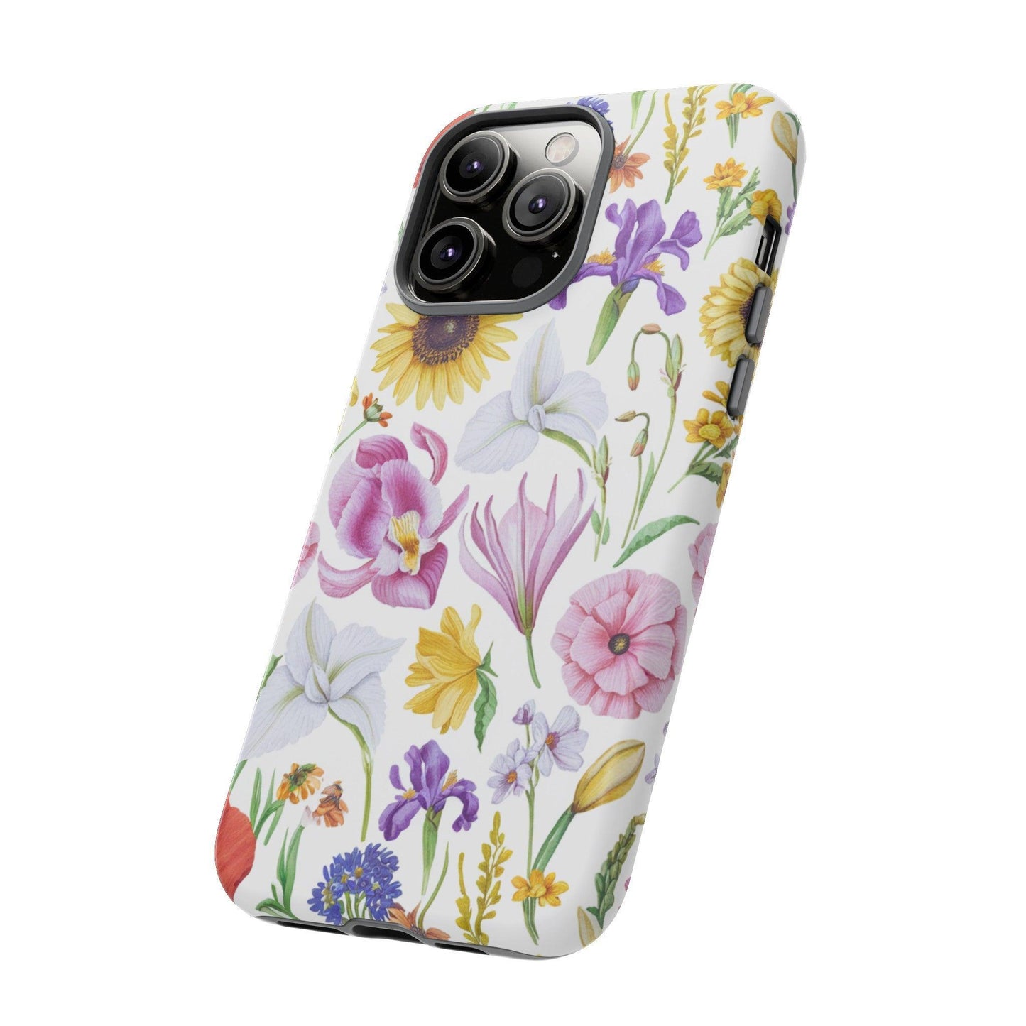 Tough Cellphone Case :" Eclectic Elegance Phone Case Collection" ( Floral patterns)