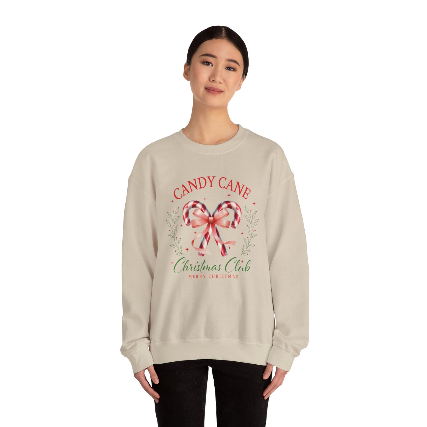 Christmas  Candy Cane Unisex Crewneck Sweatshirt