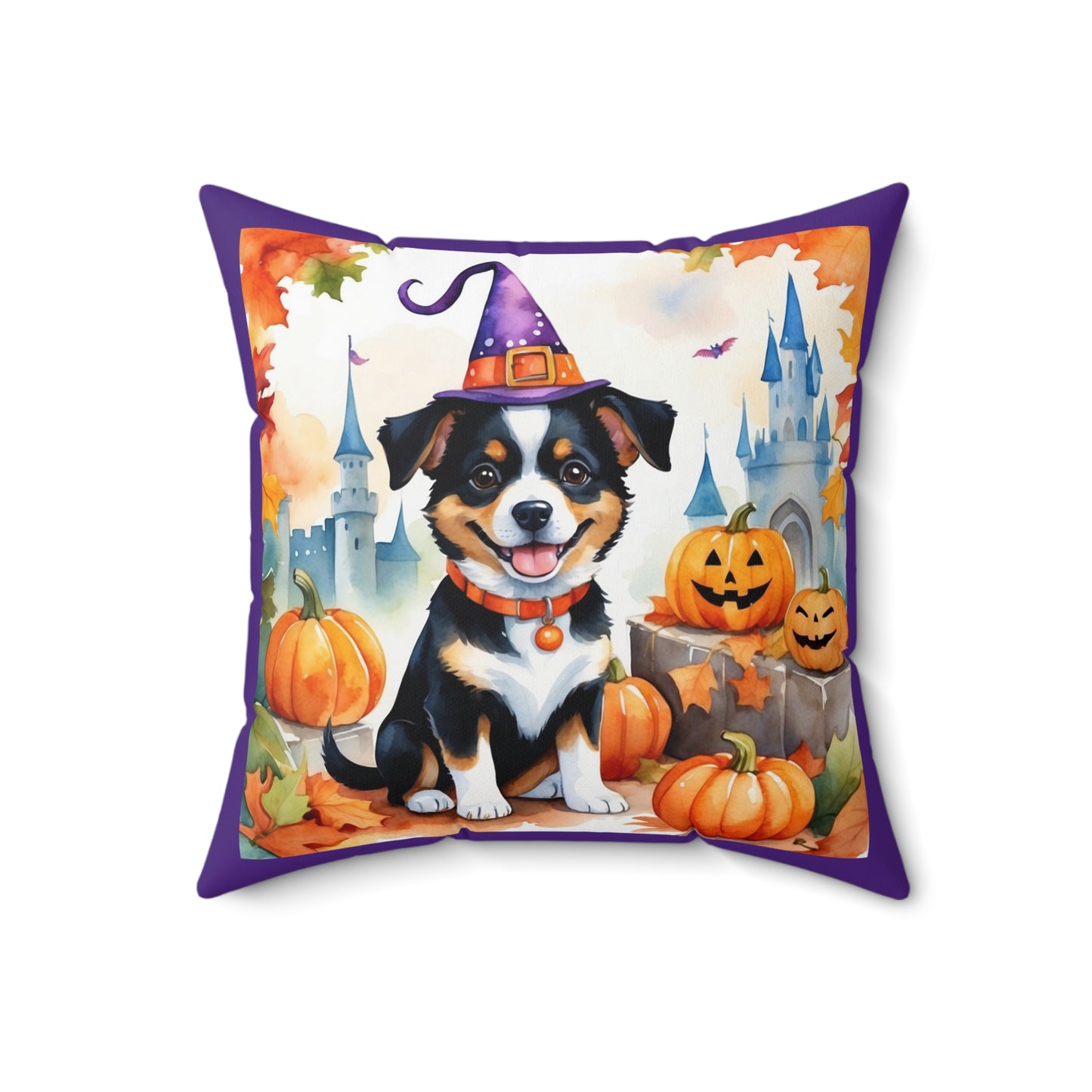 Halloween cute dog  Square Pillow