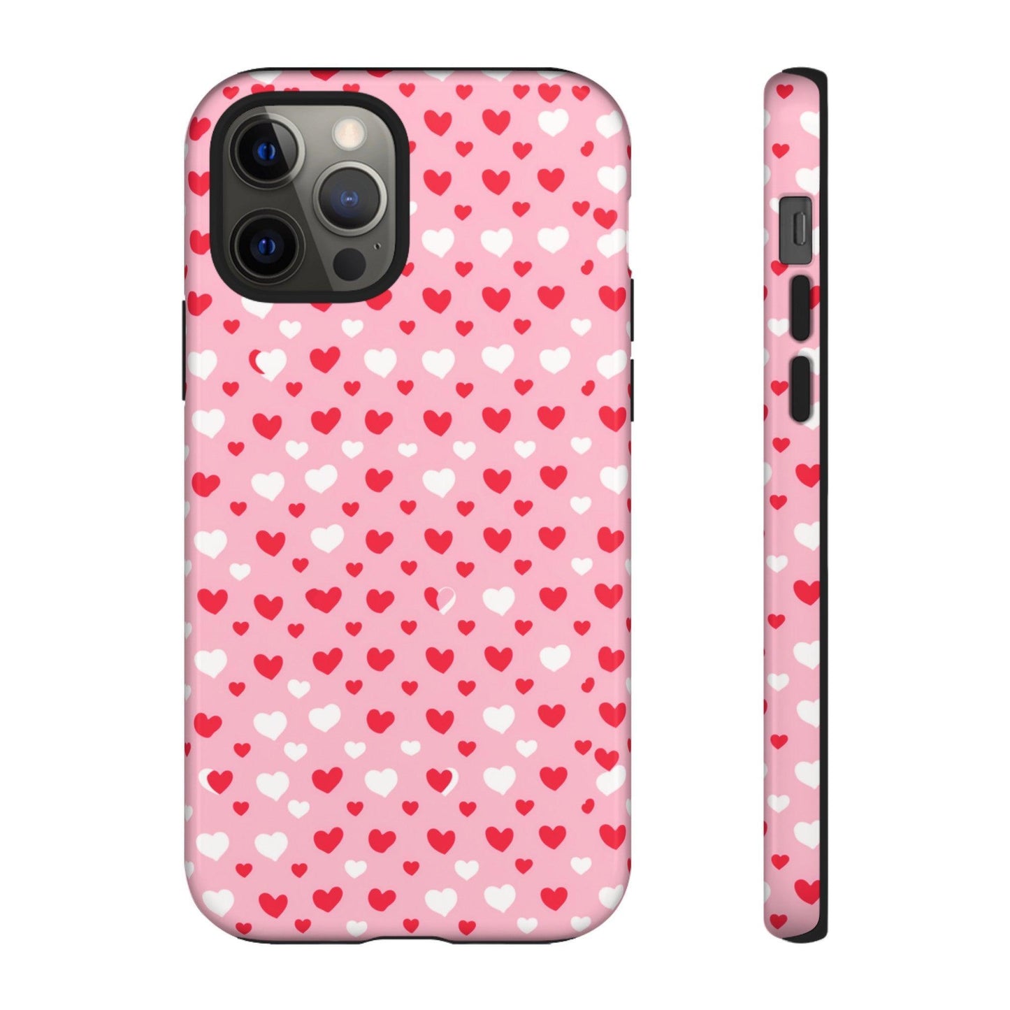 Tough Phone Case :" Eclectic Elegance Phone Case Collection" ( Hearts patterns)