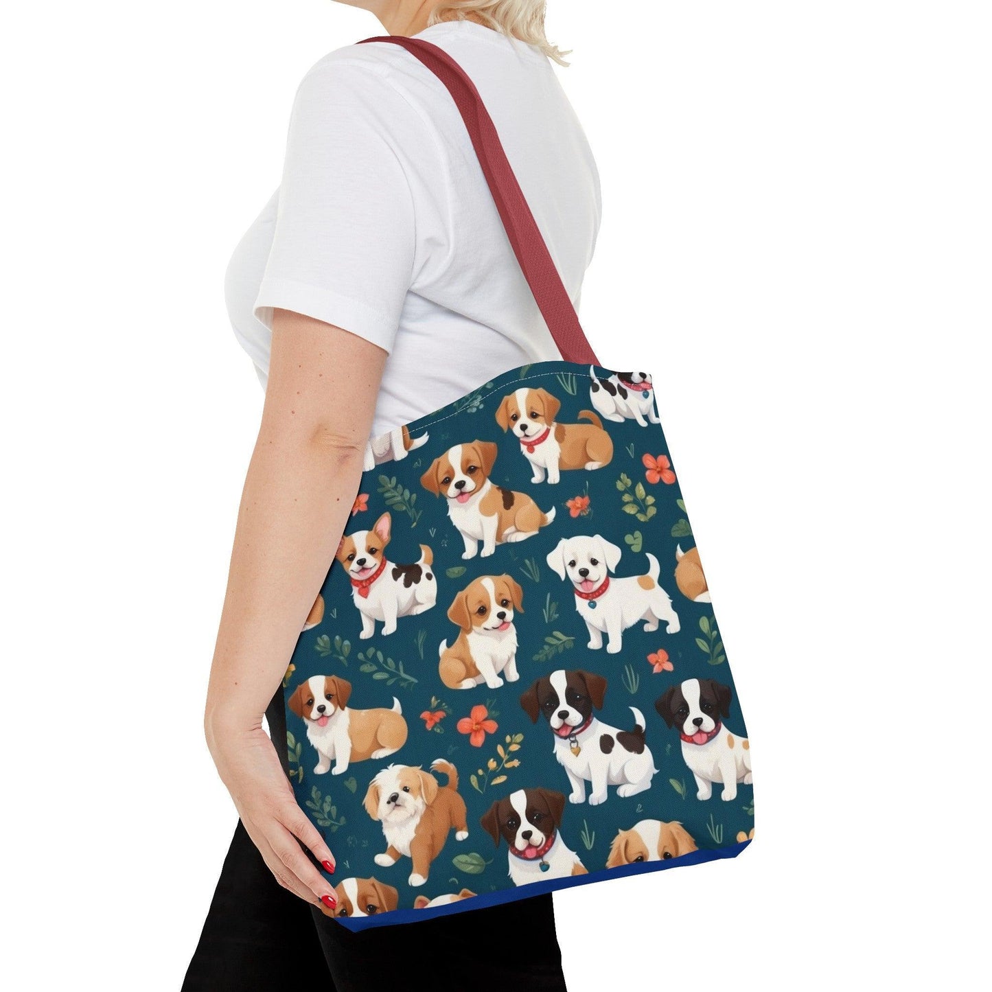 Doggone Cute Tote Bag | Perfect for carrying all your essentials | Shopping, beach, work, school, collegue, perfect gift for dog lovers - Cosmic Creations by Karen