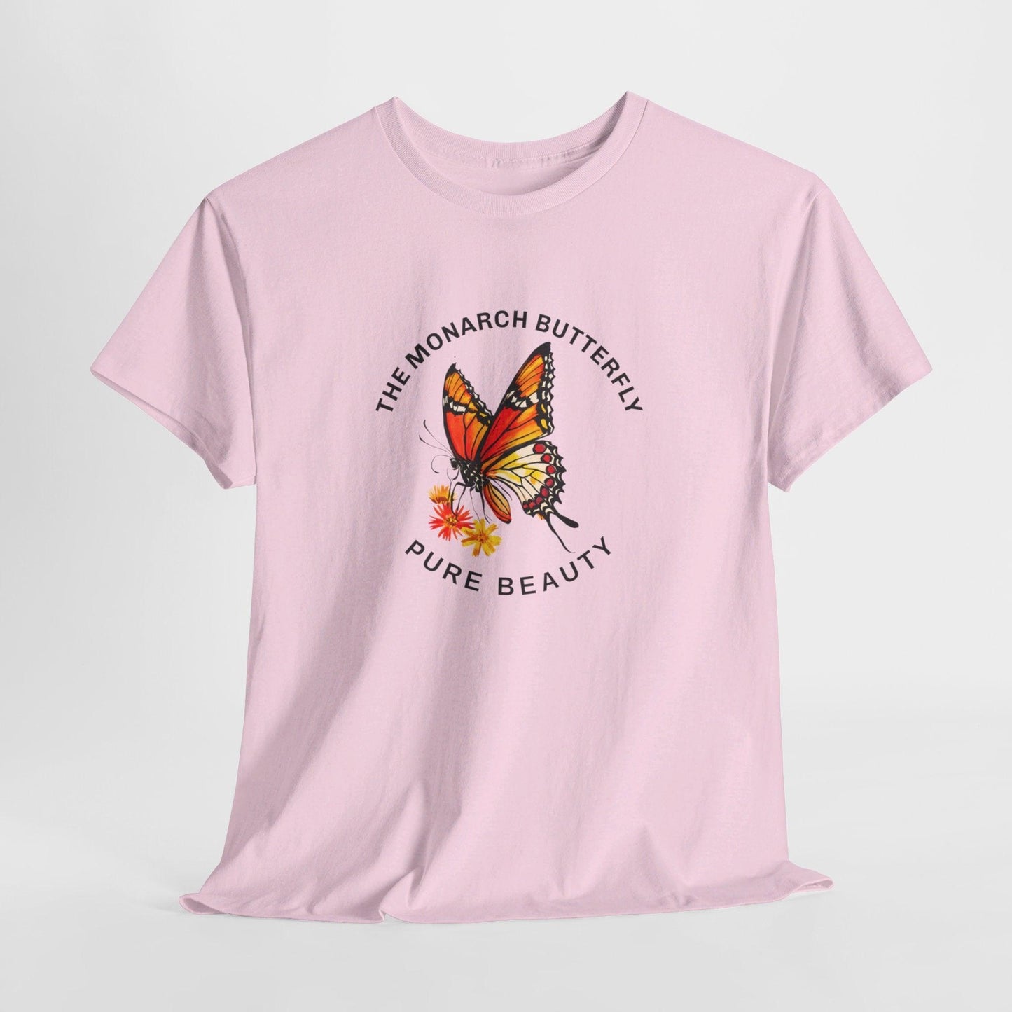 Camiseta unisex de algodón pesado: "La colección Mariposa Monarca"