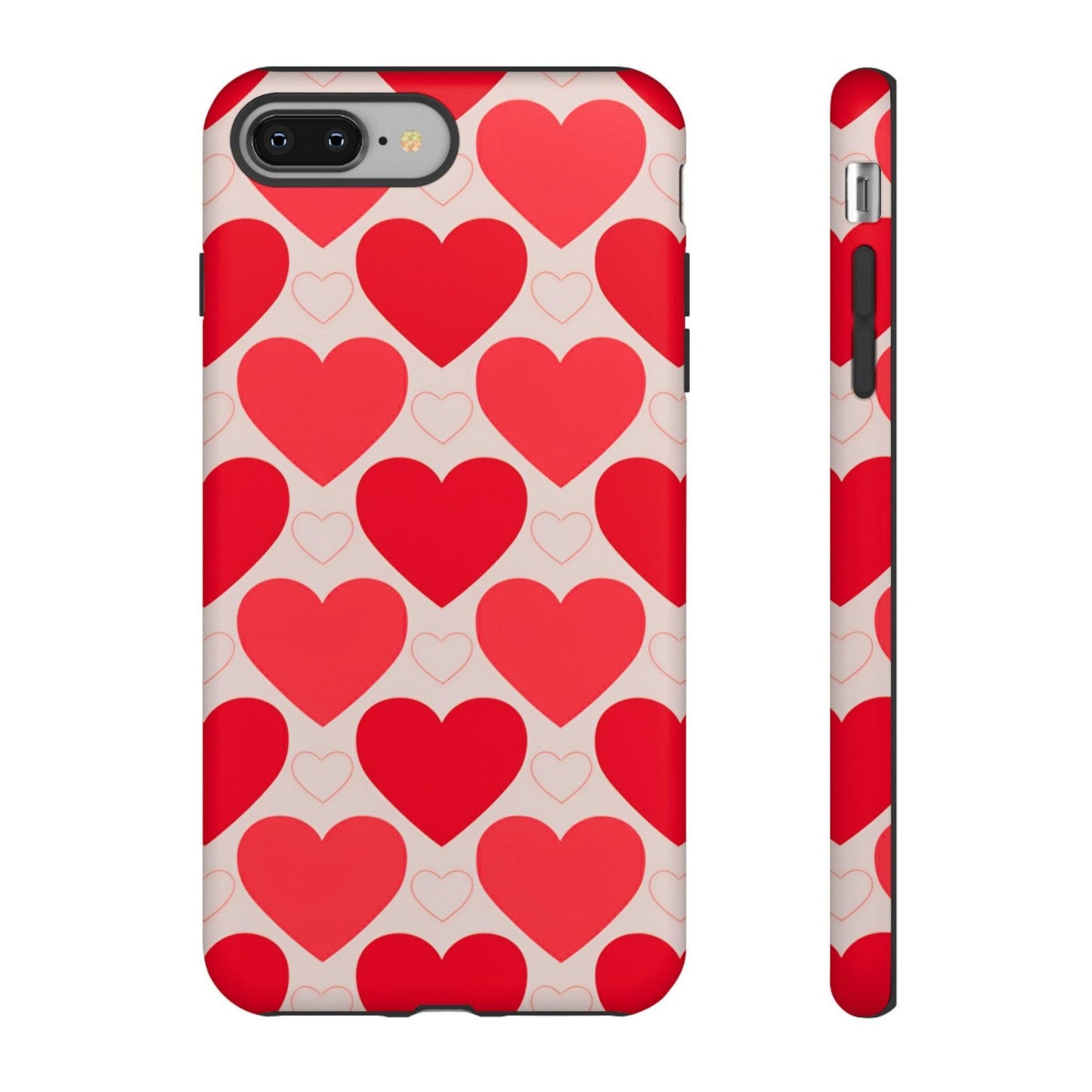 Tough Phone Case :" Eclectic Elegance Phone Case Collection" ( Hearts patterns)