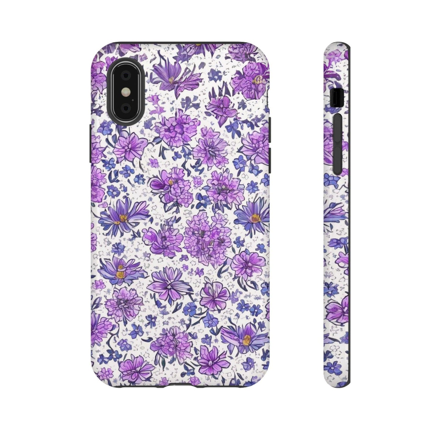 Tough Cellphone Case :" Eclectic Elegance Phone Case Collection" ( Floral patterns)