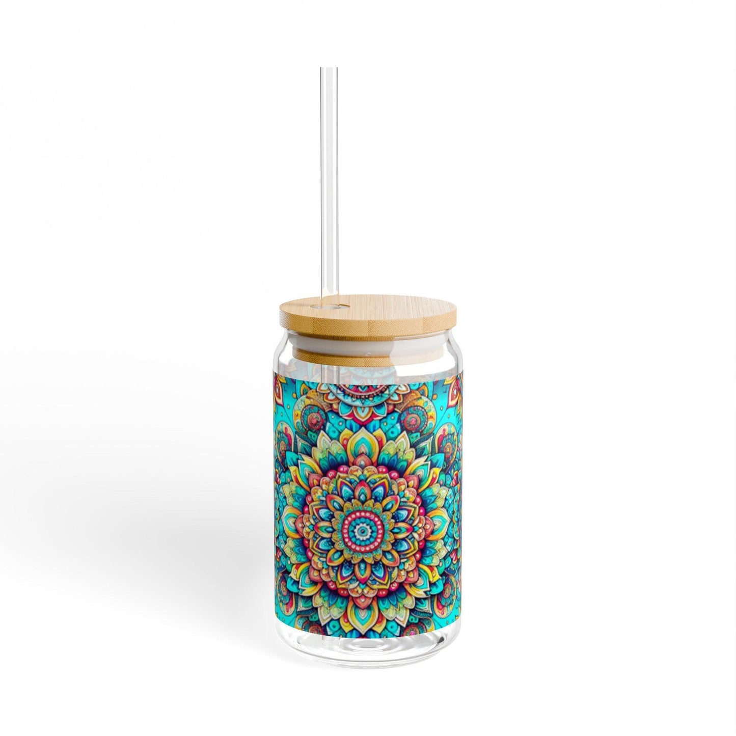 Yoga Sipper Glass, 16oz   | "Yoga Serenity Collection"