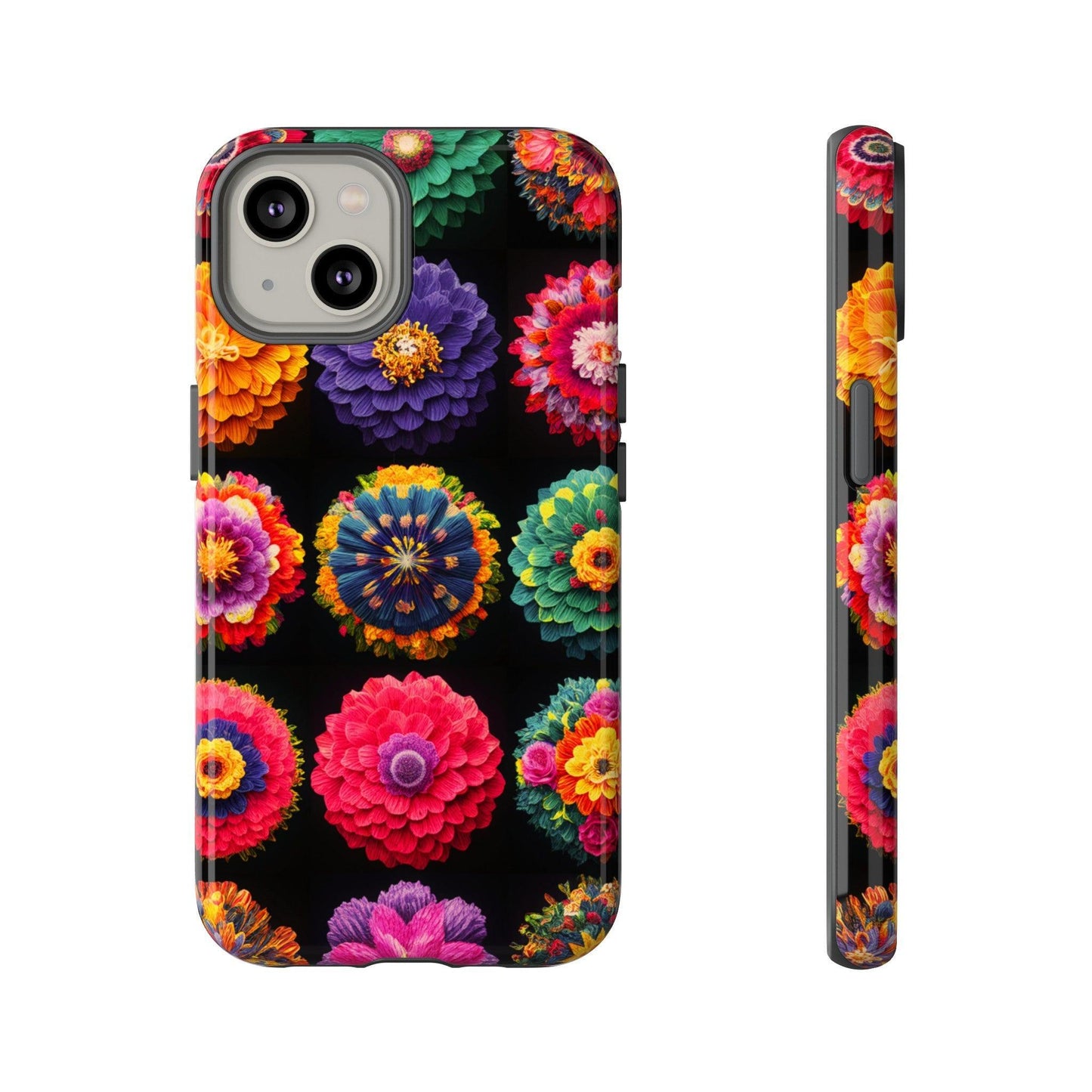 Tough Cellphone Case :" Eclectic Elegance Phone Case Collection" ( Floral patterns)