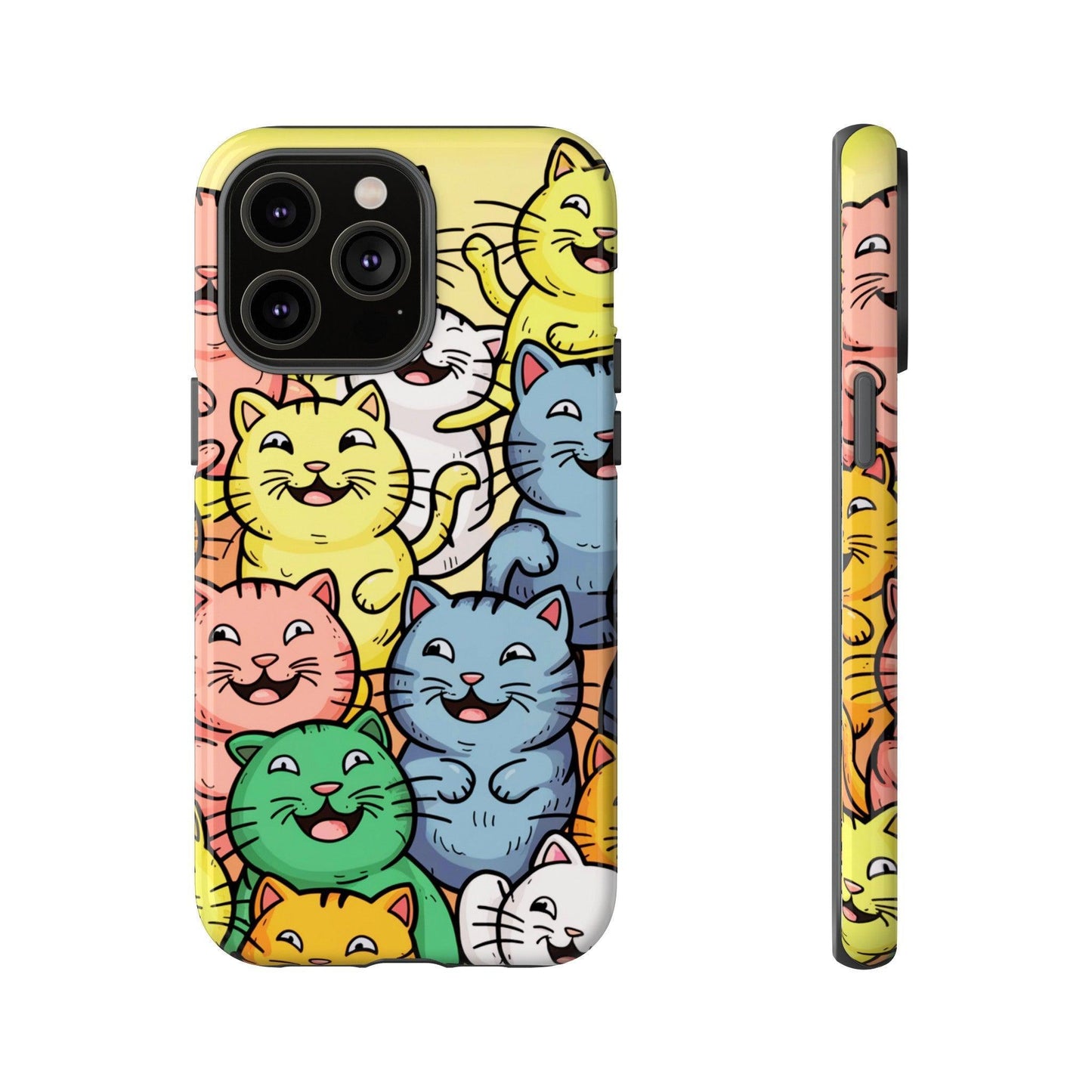 Cat Lovers Collection Tough Cellphone Case - Cosmic Creations by Karen