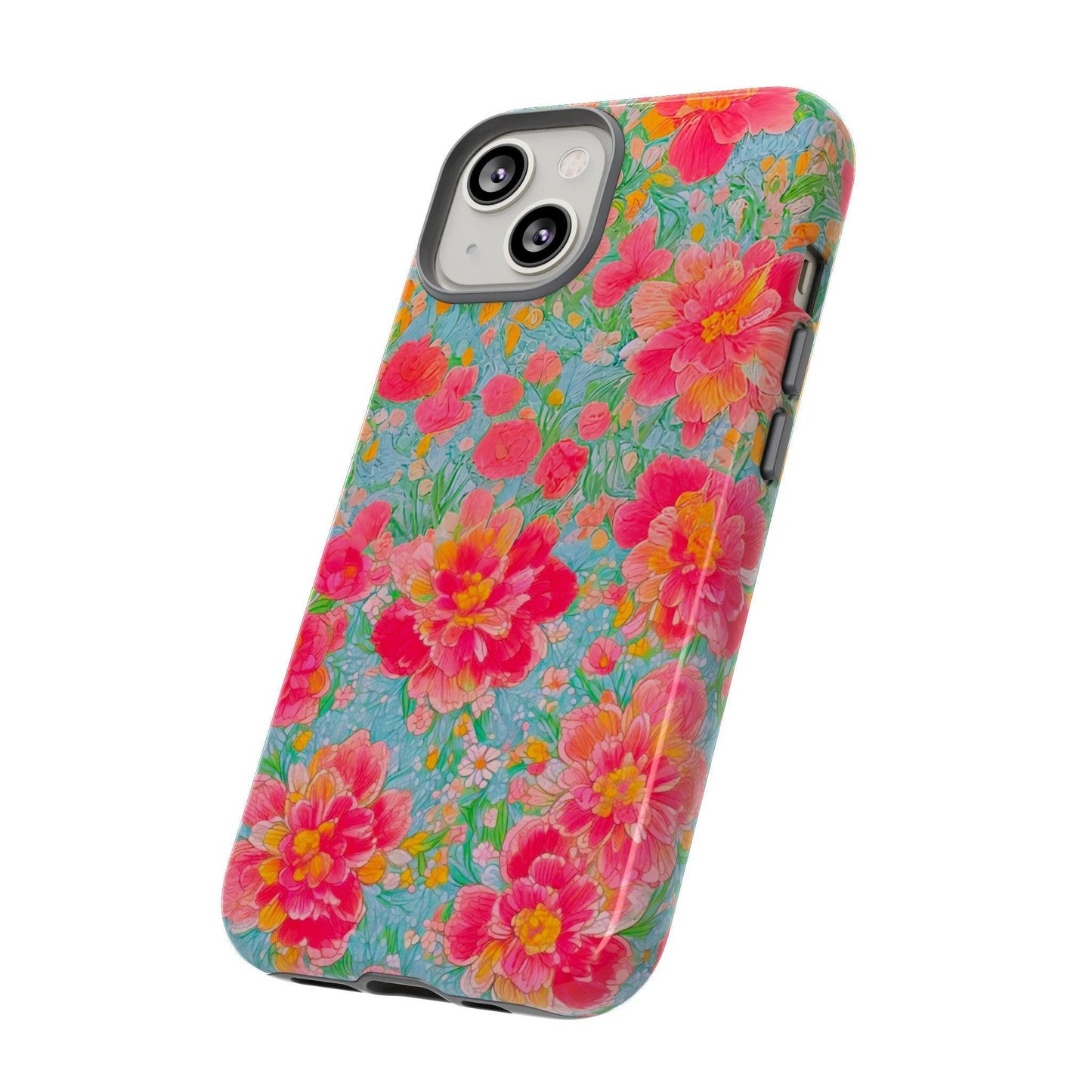 Tough Cellphone Case :" Eclectic Elegance Phone Case Collection" ( Floral patterns)