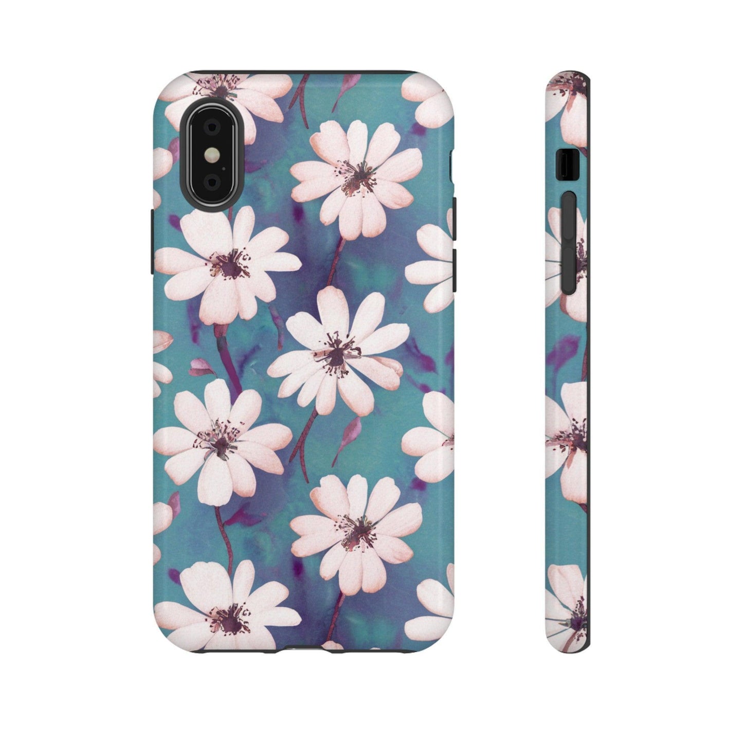 Tough Cellphone Case :" Eclectic Elegance Phone Case Collection" ( Floral patterns)