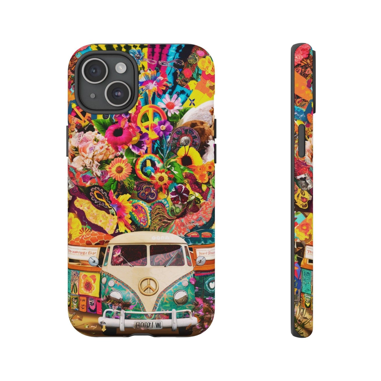 Tough Phone Case :" Eclectic Elegance Phone Case Collection" ( Hippie Style patterns)