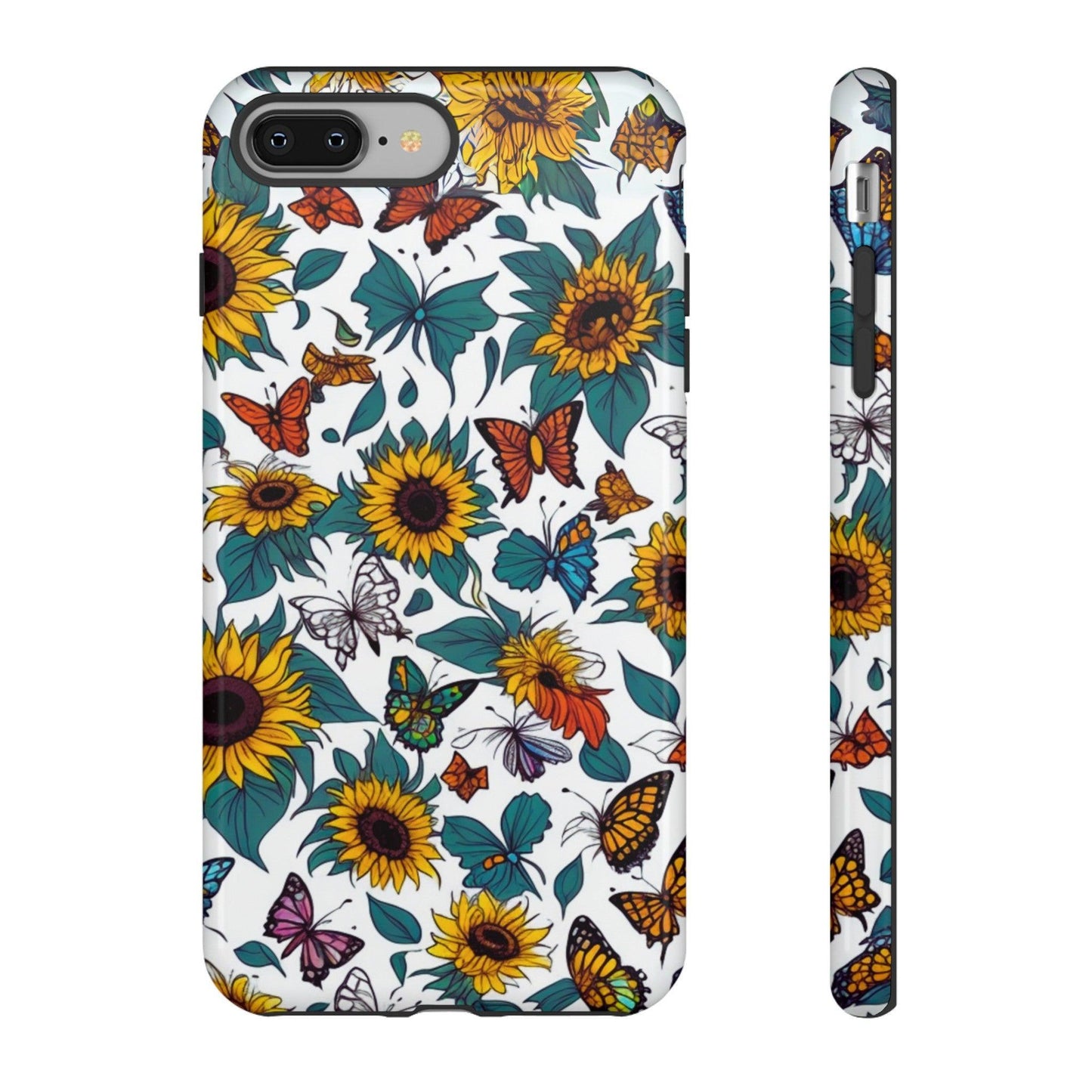 Tough Cellphone Case :" Eclectic Elegance Phone Case Collection" ( Floral patterns)