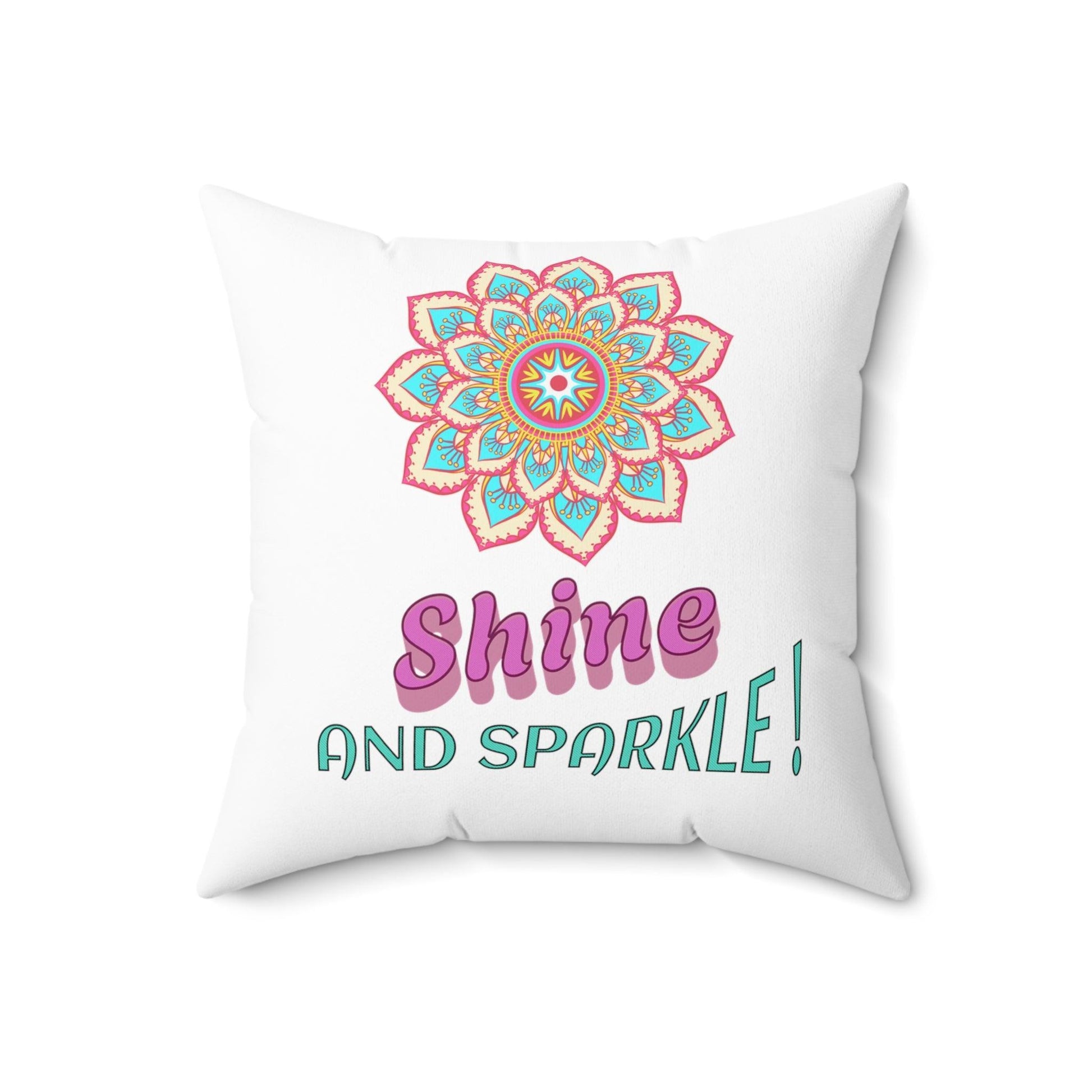 Shine Square Pillow | A Perfect pillow to rest, home decor pillow for gift - Cosmic Creations by Karen