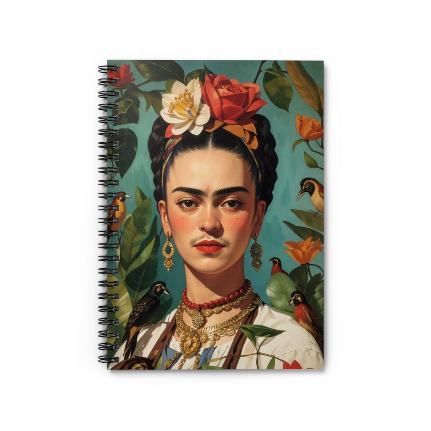 Frida Notebook for gift, Ideal for writing, planning, school, collegue a creative gift for students, friends, artist, women - Cosmic Creations by Karen