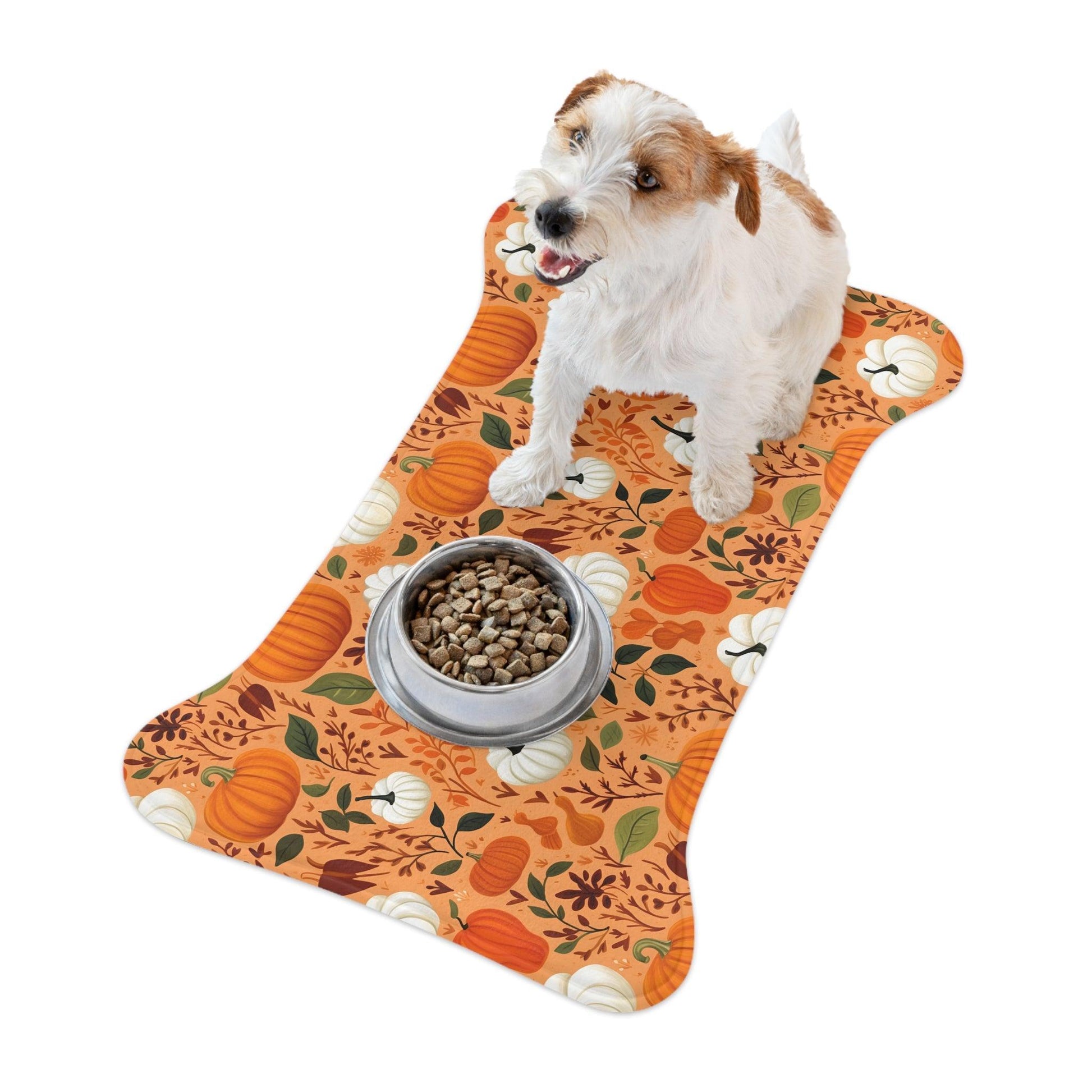 Fall Pumpkins Pet Feeding Mat - Cosmic Creations by Karen