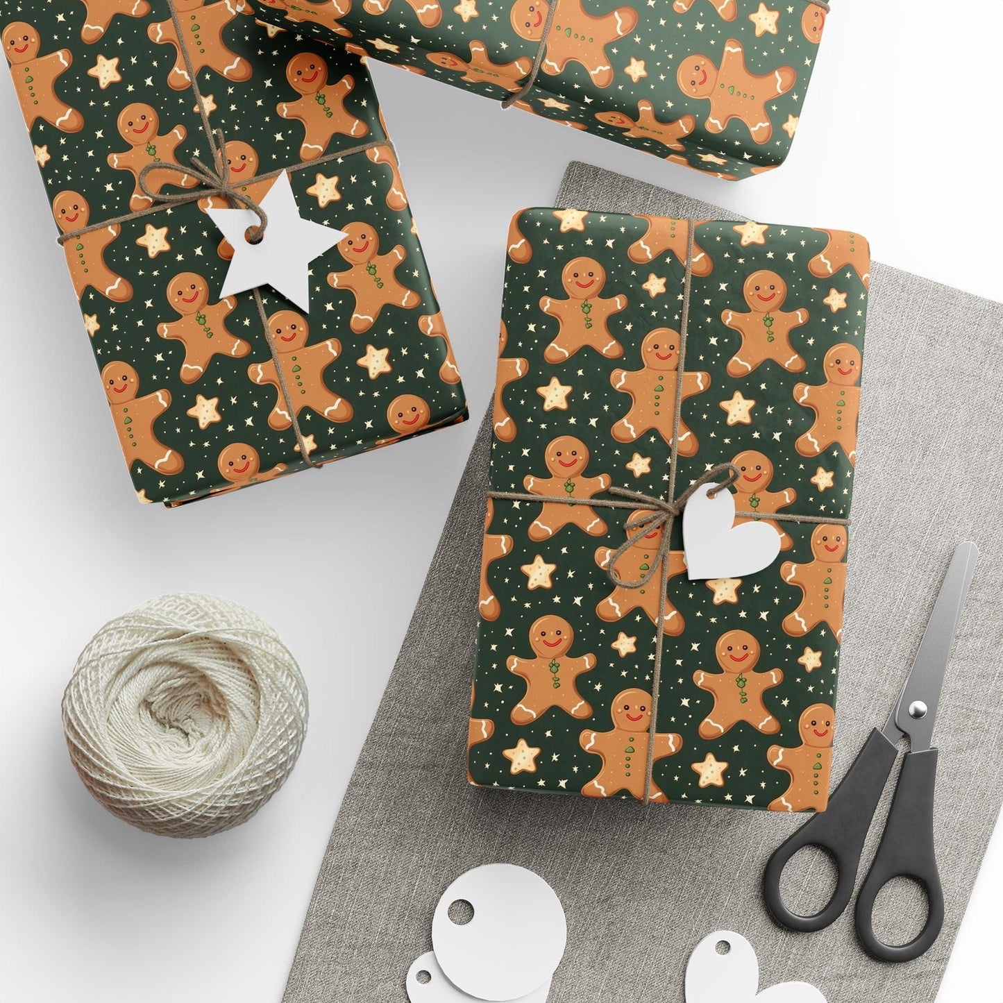 Festive Christmas Holiday Wrapping Paper - Cosmic Creations by Karen