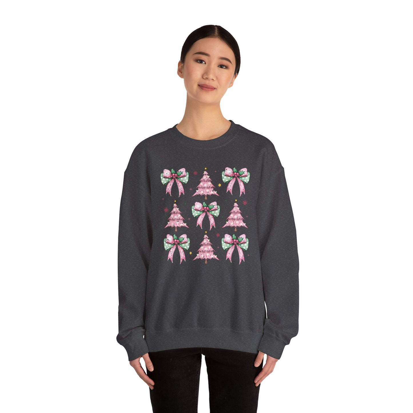 Christmas  Coquette Style  Unisex Crewneck Sweatshirt