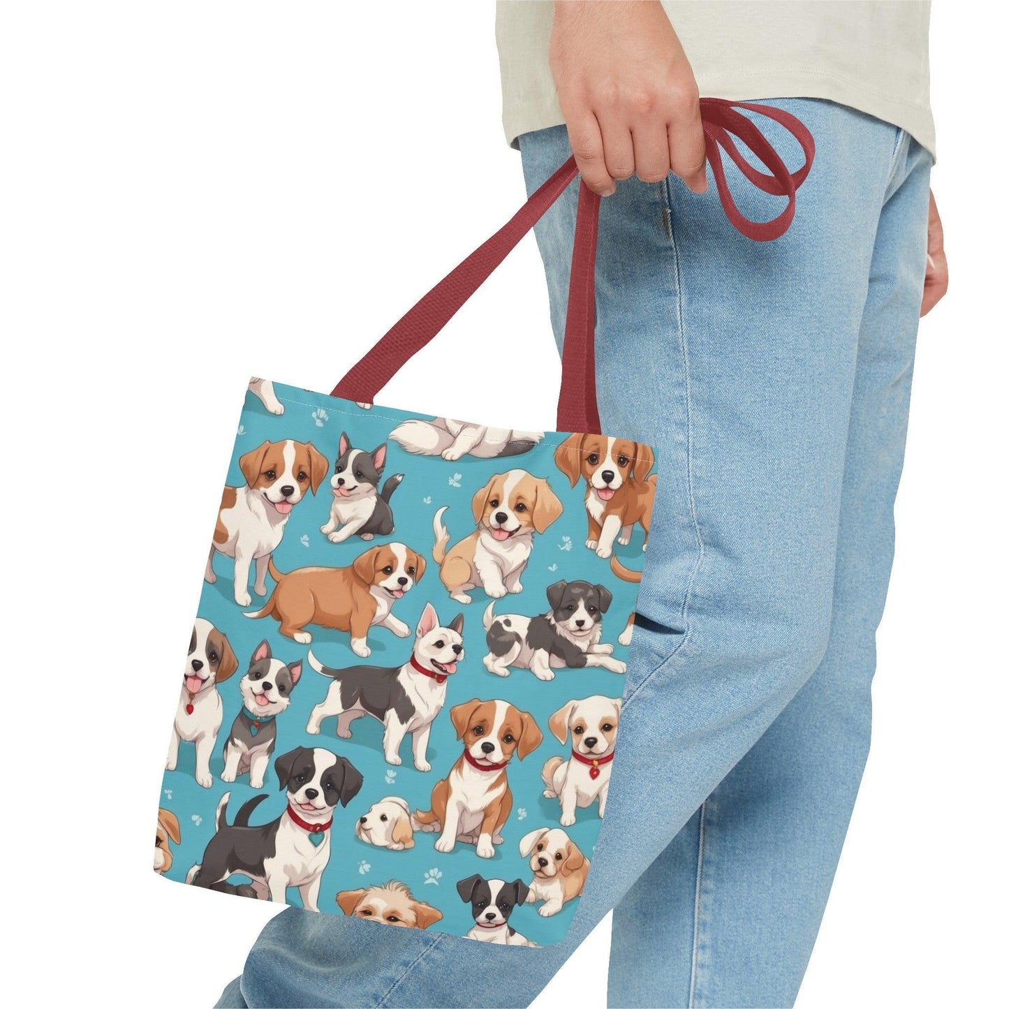 Doggone Cute Tote Bag | Perfect for carrying all your essentials, shopping, beach, work, school, collegue, perfect gift for dog lovers - Cosmic Creations by Karen