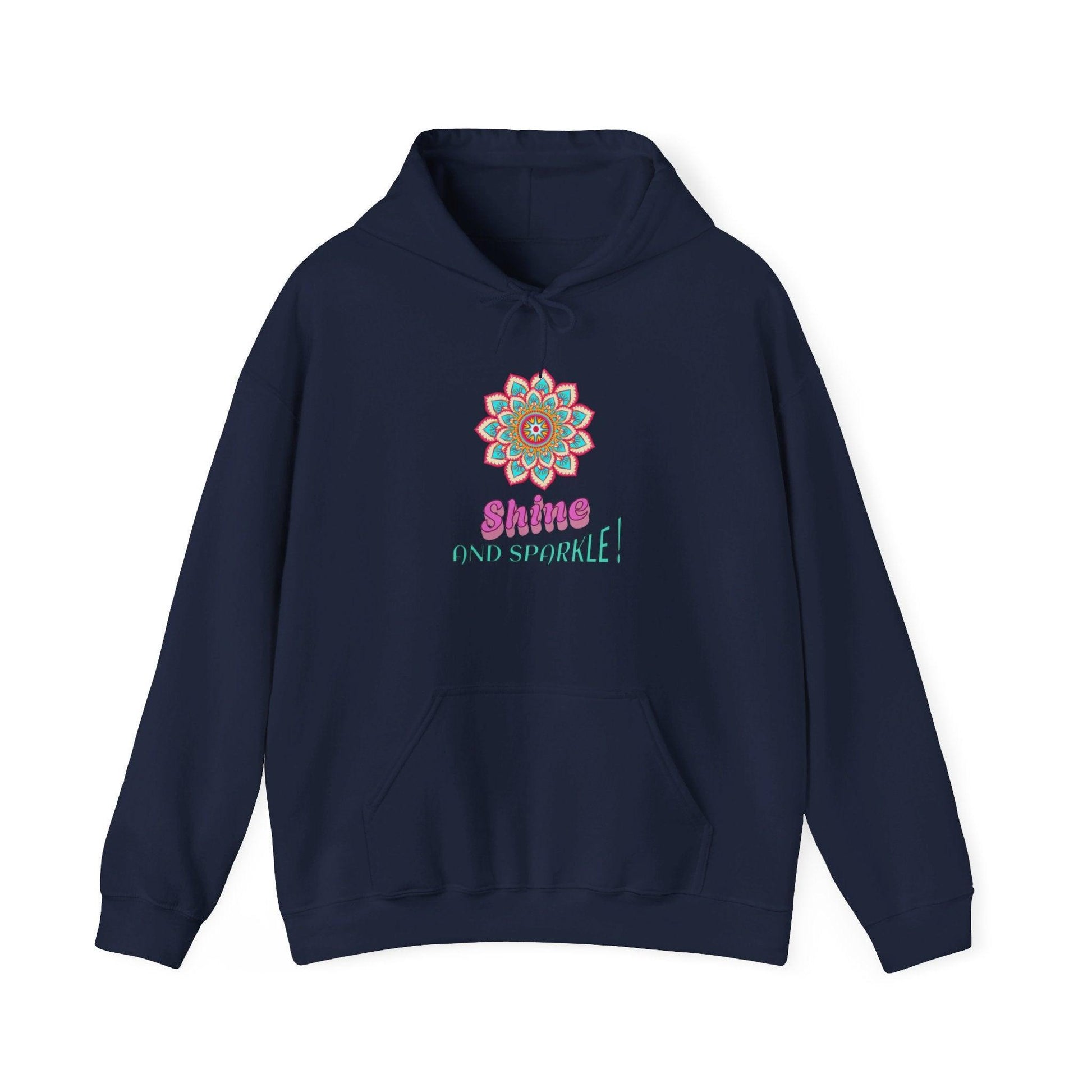 SparkleHood Heavy Blend Sweatshirt Shine and Sparkle Collection| Colorful warm stylish hoodie - Cosmic Creations by Karen