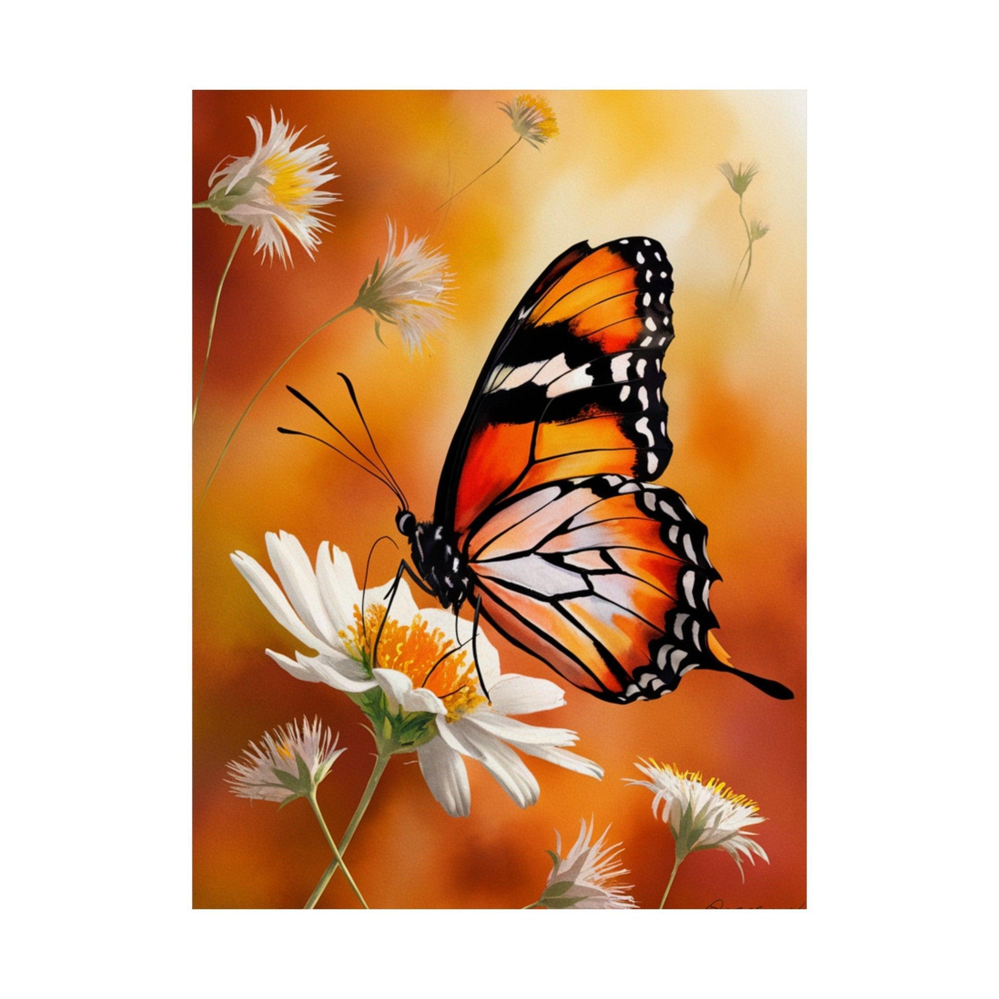 Monarch Butterfly Splendor Posters - Cosmic Creations by Karen