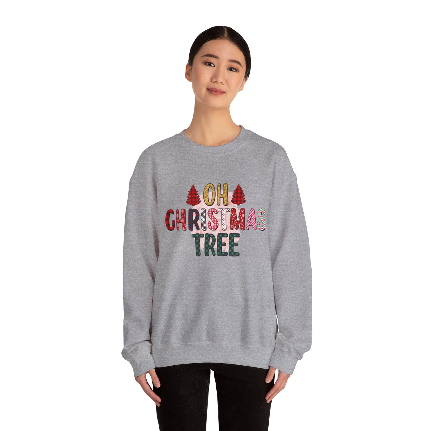 Christmas Tree Design  Unisex Crewneck Sweatshirt