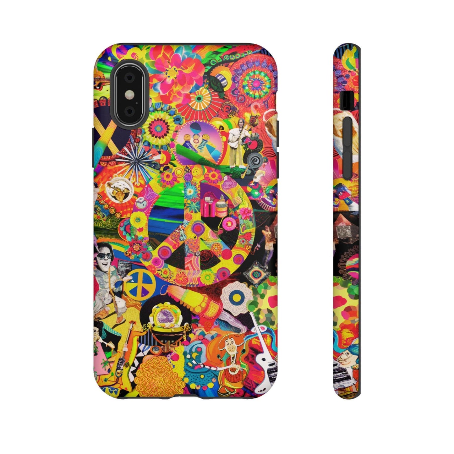 Tough Phone Case :" Eclectic Elegance Phone Case Collection" ( Hippie Style patterns)