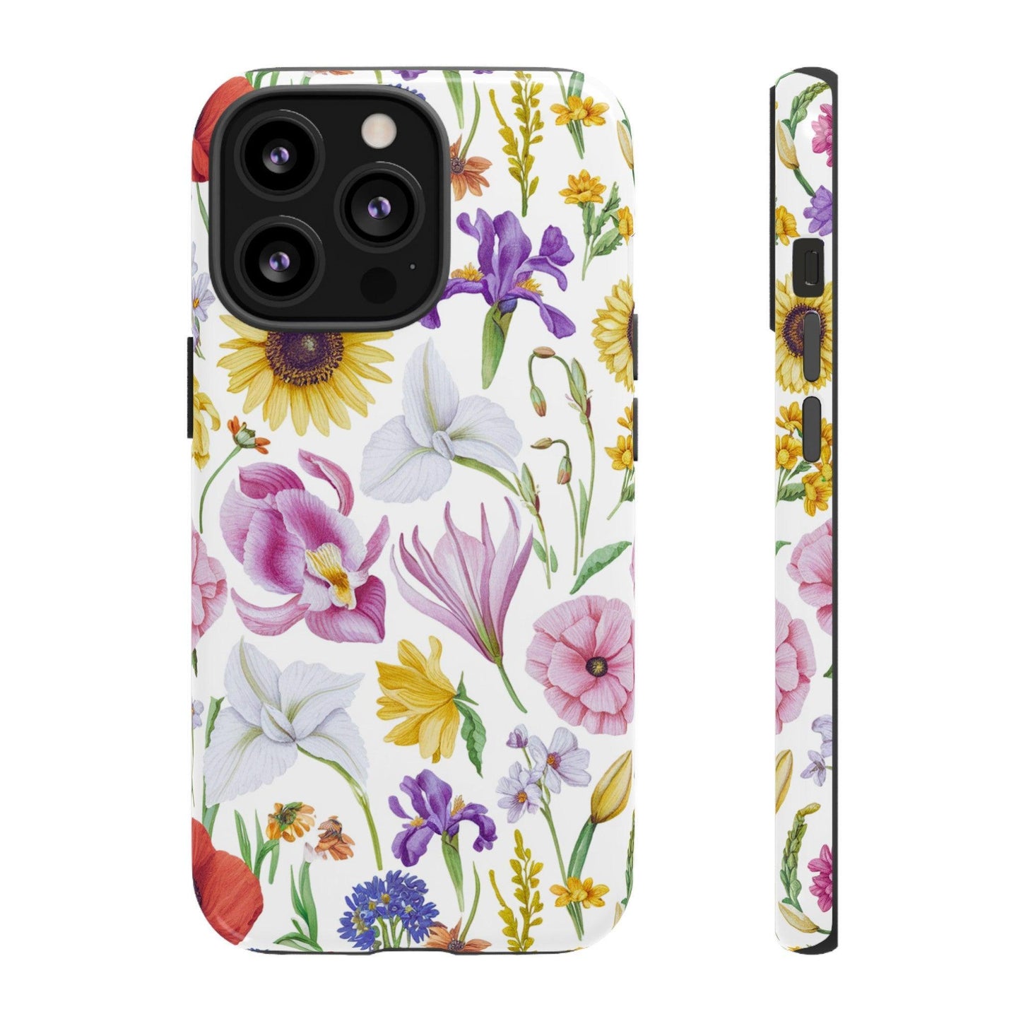 Tough Cellphone Case :" Eclectic Elegance Phone Case Collection" ( Floral patterns)