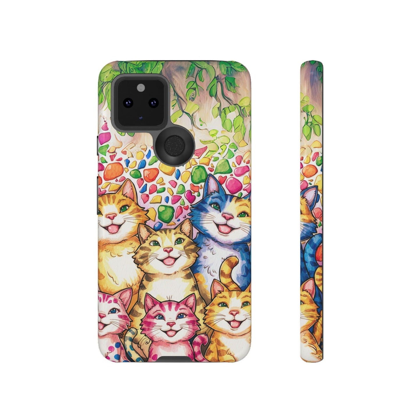 Cat Lovers Collection Tough Cellphone Case - Cosmic Creations by Karen