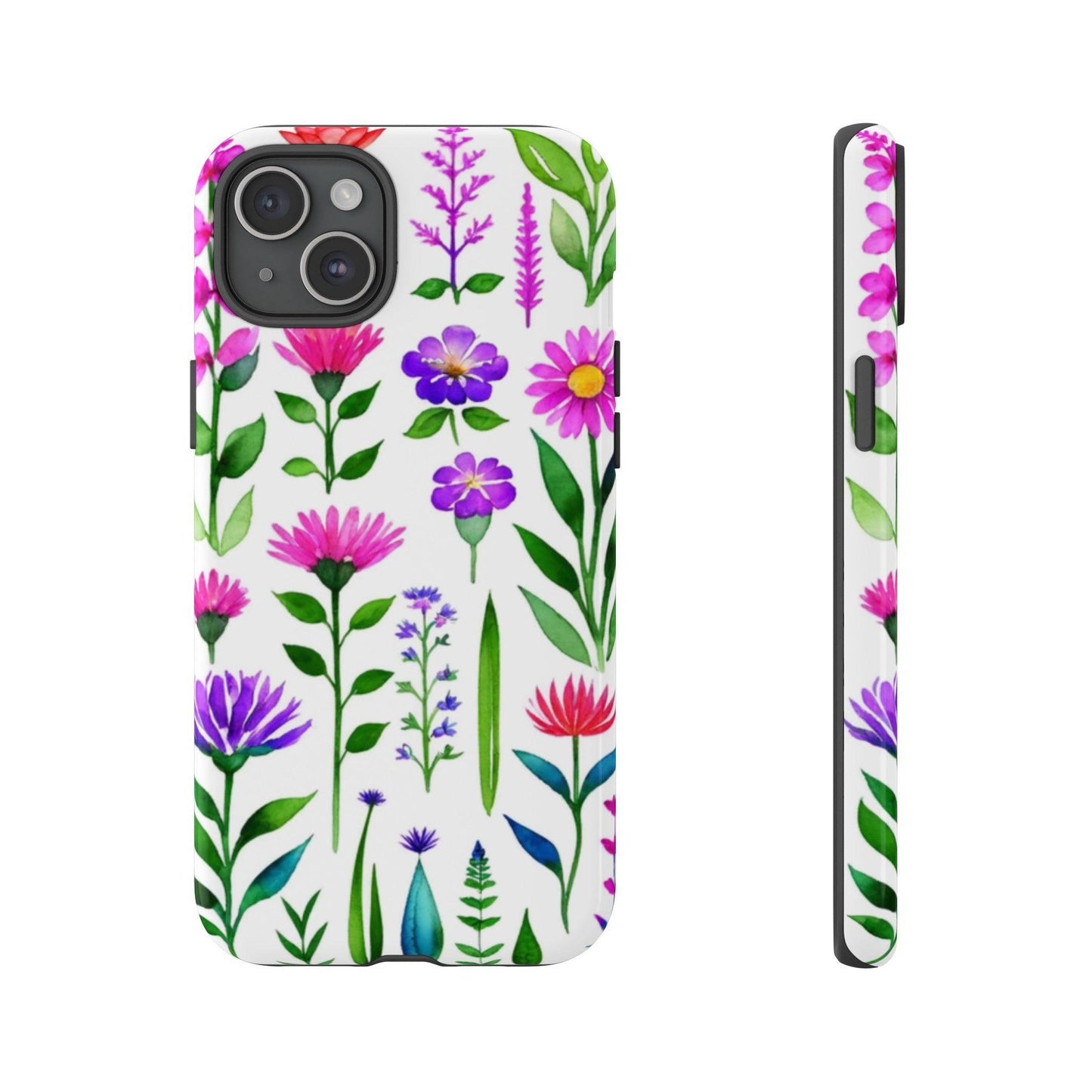 Tough Phone Case :" Eclectic Elegance Phone Case Collection" ( Floral pattern)