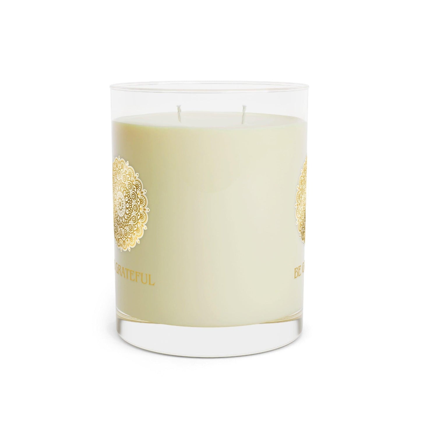 Enjoy the Present Moment & Be Grateful Scented Candle - Full Glass, 11oz - Cosmic Creations by Karen