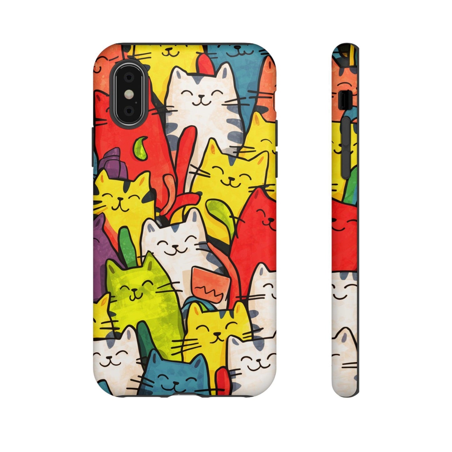 Cat Lovers Collection Tough Cellphone Case - Cosmic Creations by Karen