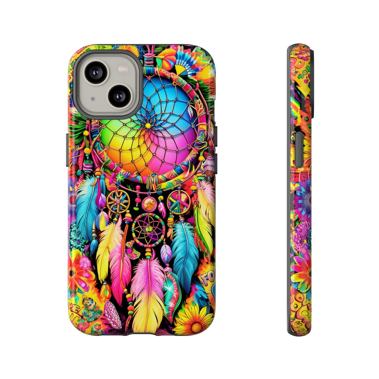 Tough Phone Case :" Eclectic Elegance Phone Case Collection" ( Hippie Style patterns)